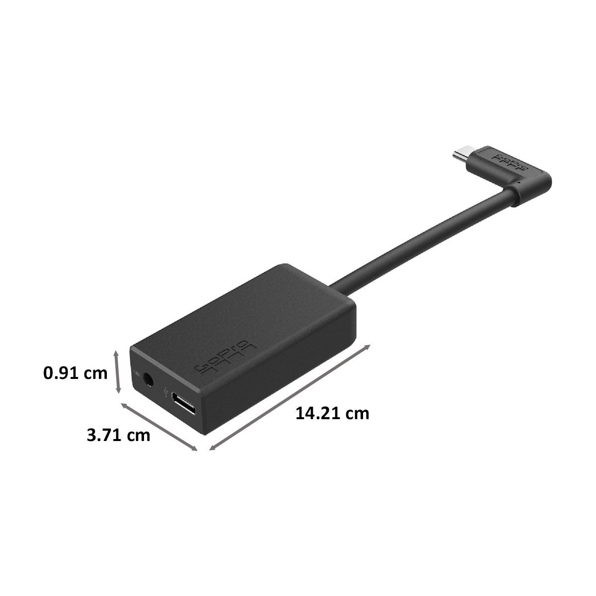 GoPro 3.5 mm USB-C Power Mic Adapter (AAMIC-001, Black)_2