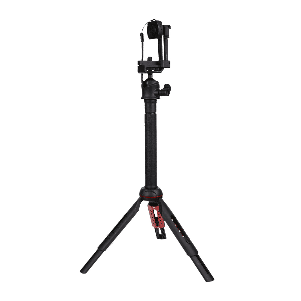 Croma 93cm Adjustable Bluetooth Selfie Stick with Tripod for Mobile and Camera (2 in 1, Black) Croma 93cm Adjustable Bluetooth Selfie Stick with Tripod for Mobile and Camera (2 in 1, Black)_1