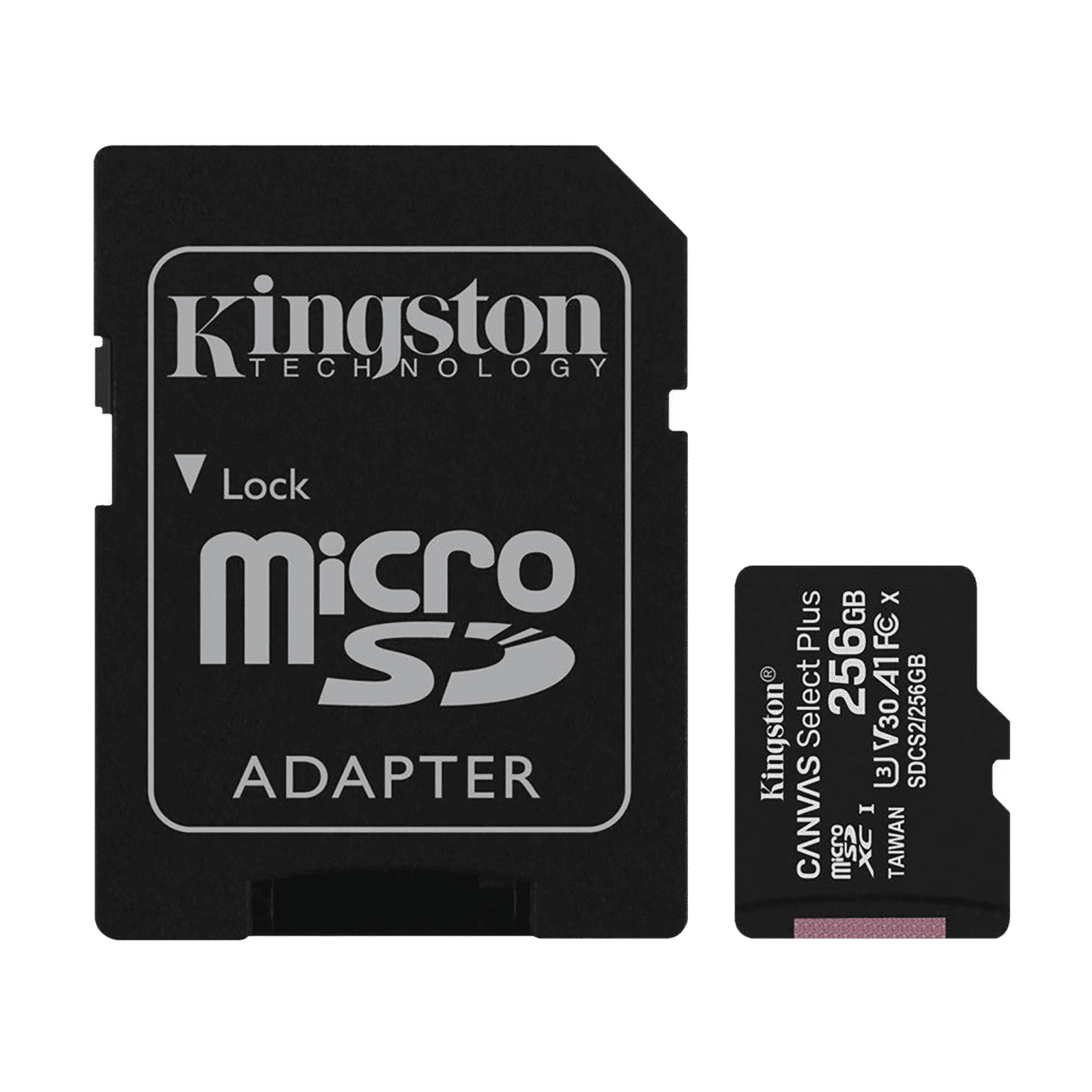 Kingston Canvas Select Plus MicroSDXC 256GB Class 10 100MB/s Memory Card_1