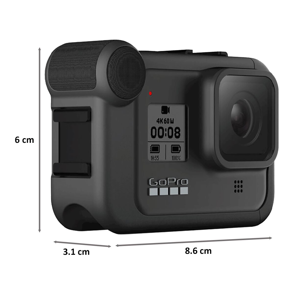 GoPro Media Mod for Hero 8 (AJFMD-001, Black)_2