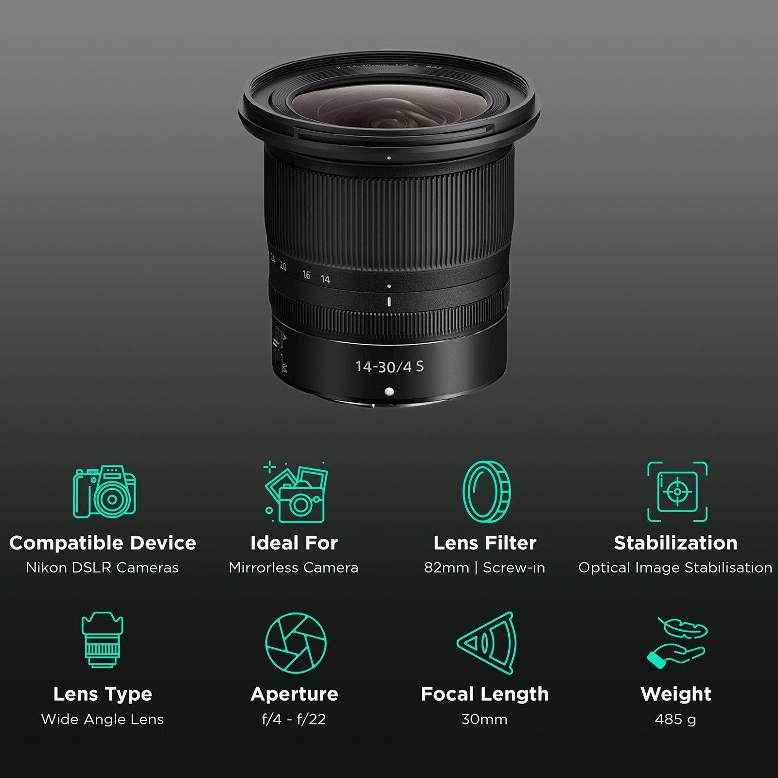 Nikon NIKKOR Z 14-30mm f/4 - f/22 Wide-Angle Zoom Lens for Nikon Z Mount (Autofocus)_3