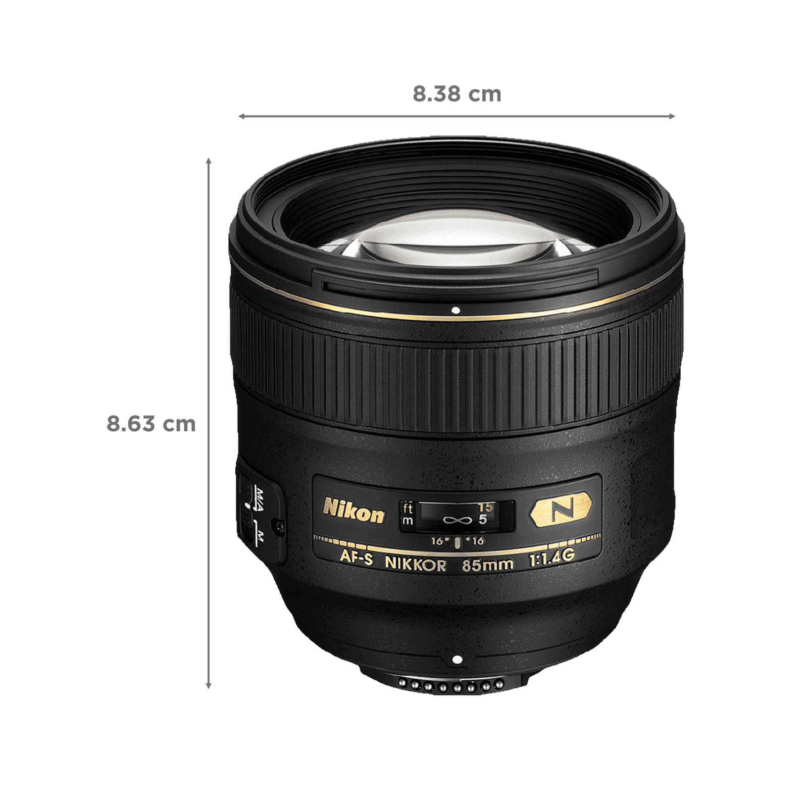 Nikon AF-S NIKKOR 85mm f/1.4 - f/16 Standard Prime Lens for Nikon F Mount (Silent Wave Motor) Nikon AF-S NIKKOR 85mm f/1.4 - f/16 Standard Prime Lens for Nikon F Mount (Silent Wave Motor)_2