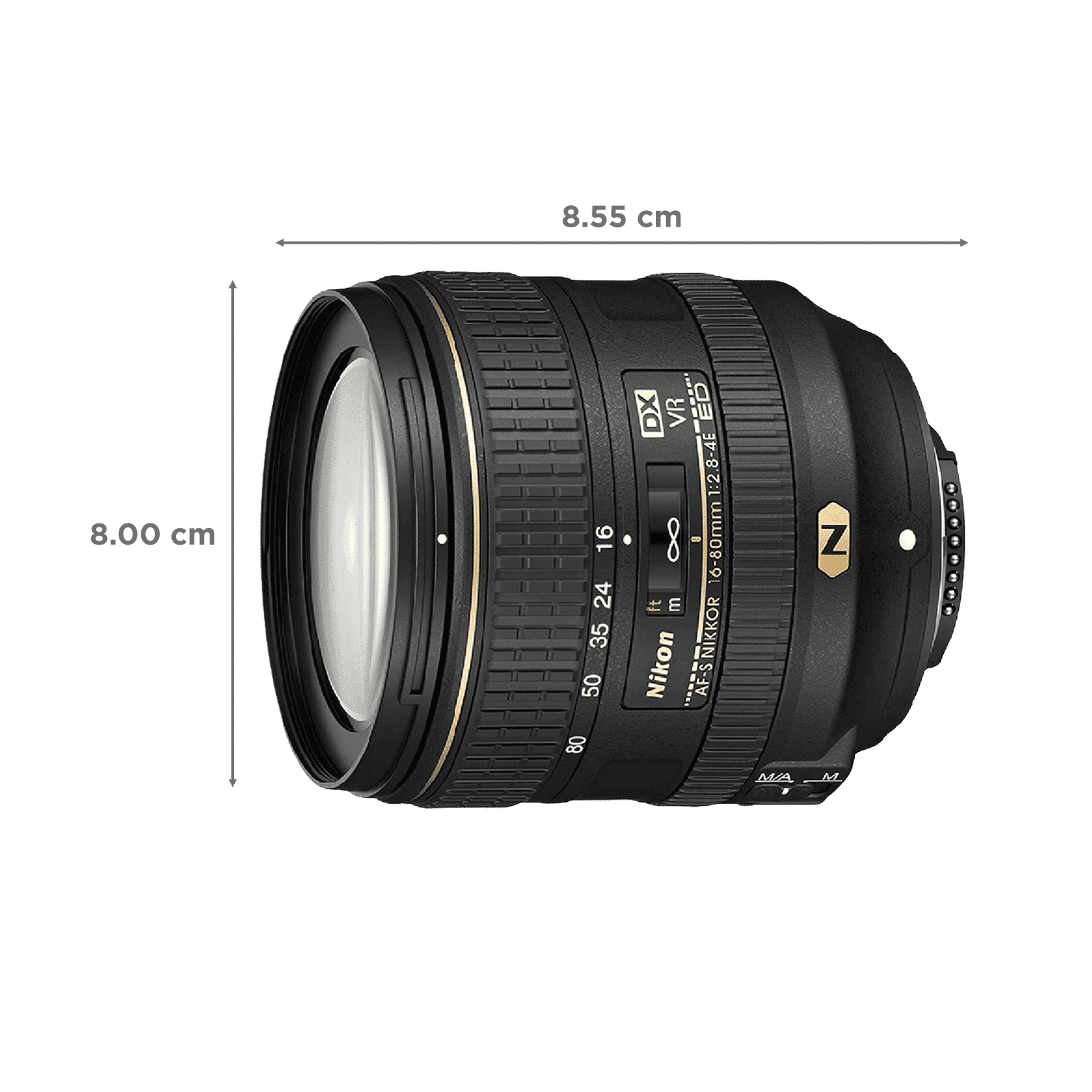 Nikon AF-S DX NIKKOR 16-80mm f/2.8 - f/4 Wide-Angle Zoom Lens for Nikon F Mount (Autofocus)_2