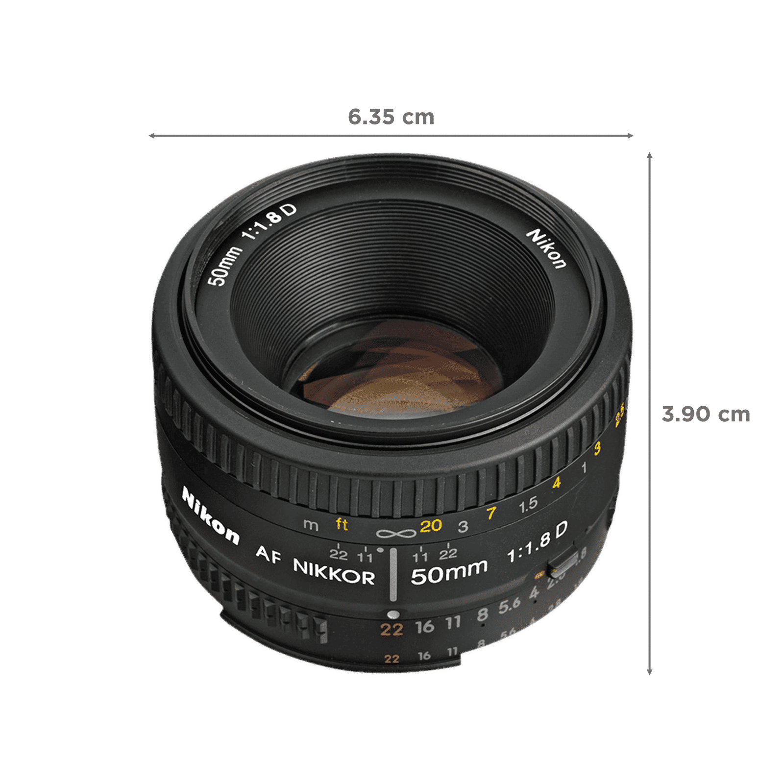 Nikon AF NIKKOR 50mm f/1.8 - f/22 Standard Prime Lens for Nikon F Mount (Manual Aperture Control) Nikon AF NIKKOR 50mm f/1.8 - f/22 Standard Prime Lens for Nikon F Mount (Manual Aperture Control)_2