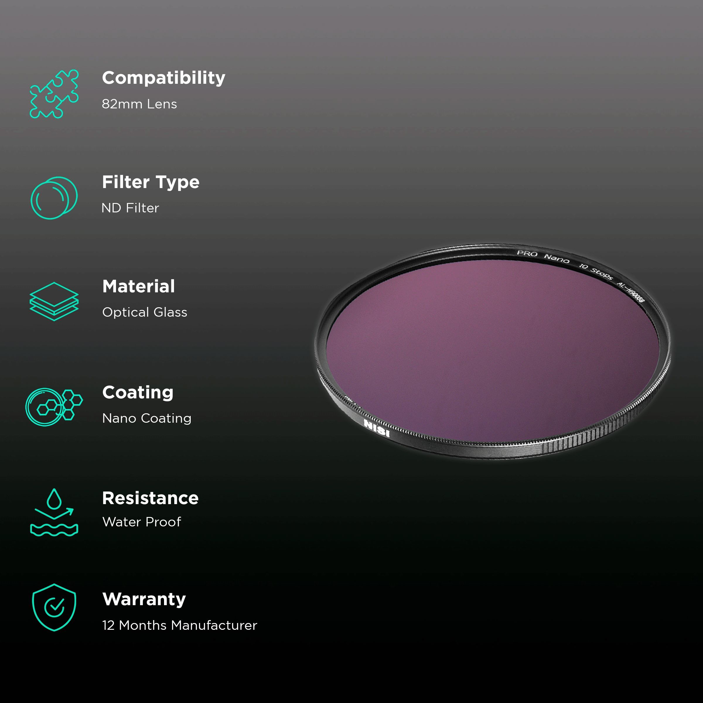 NiSi Nano IR 82mm Camera Lens Neutral Density Filter (Nano Coating)_2