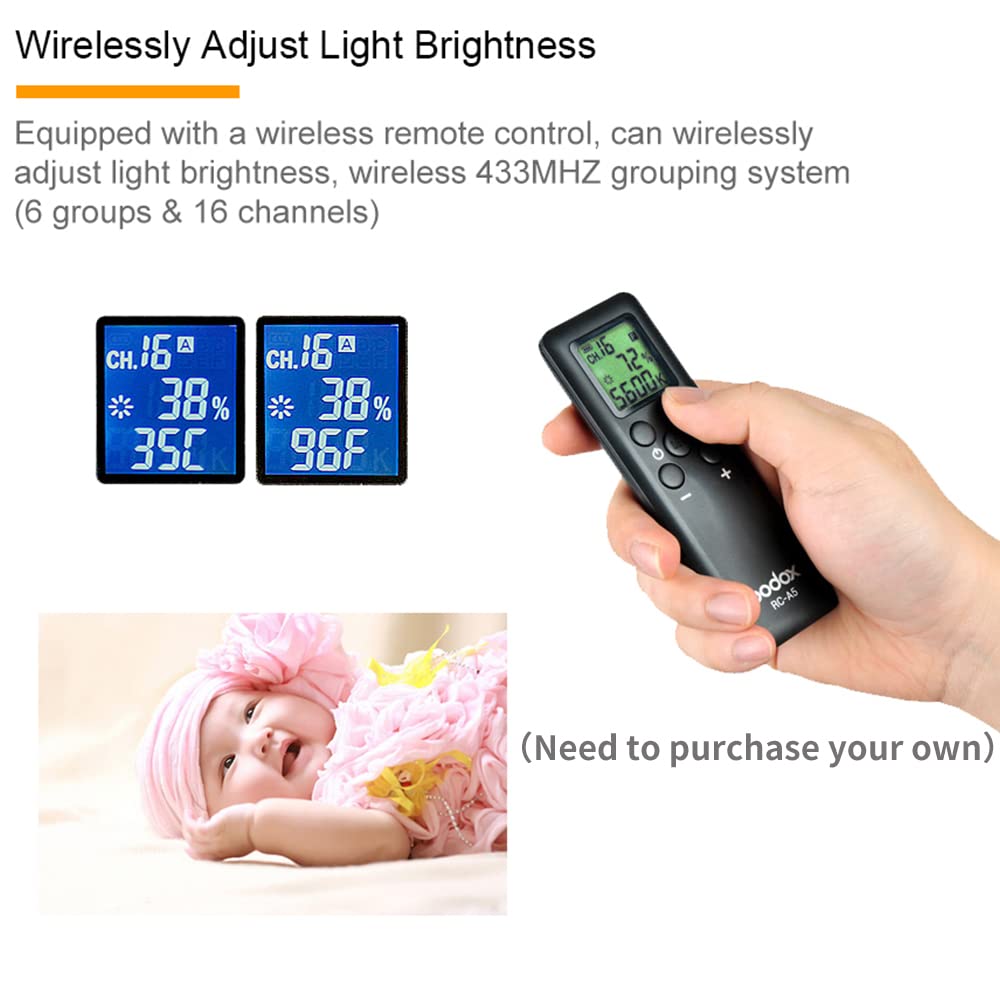 Godox SL60 LED Video Light for Photography & Videography (Large LCD Panel) Godox SL60 LED Video Light for Photography & Videography (Large LCD Panel)_12