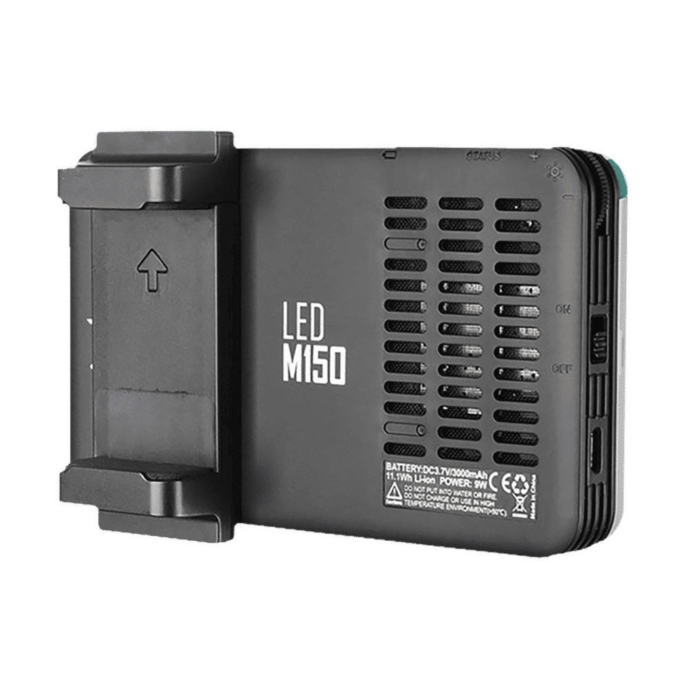 Godox LEDM150 Video Light with Stand, Diffuser & Mobile Holder for Still Photography & Videography (Built-In Lithium Battery) Godox LEDM150 Video Light with Stand, Diffuser & Mobile Holder for Still Photography & Videography (Built-In Lithium Battery)_5