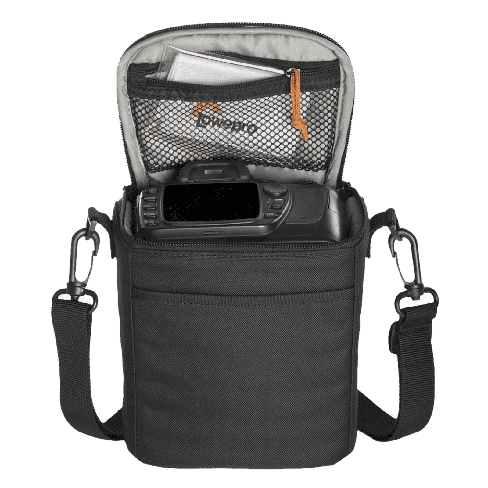 Lowepro Format 120 Shoulder Camera Bag for DSLR/Mirrorless Camera (Lightweight Weather Resistant Fabric, Black)_4