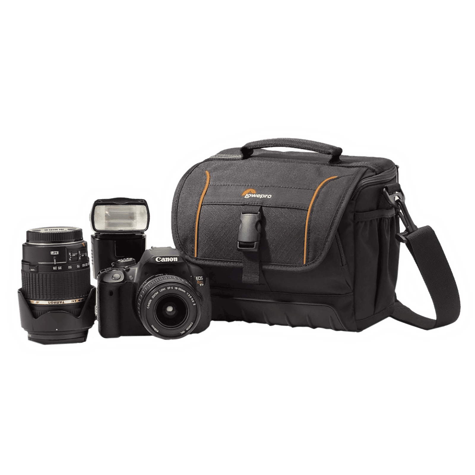Lowepro Adventura SH 160 II Shoulder Camera Bag for DSLR/Point and Shoot Camera (Built-in Belt Loop, Black)_7
