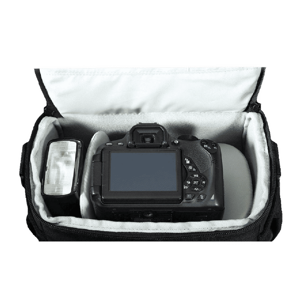 Lowepro Adventura SH 160 II Shoulder Camera Bag for DSLR/Point and Shoot Camera (Built-in Belt Loop, Black)_4