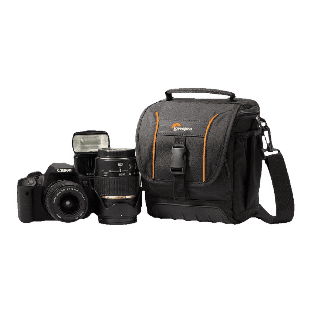 Lowepro Adventura SH 140 II Water Resistant Shoulder Camera Bag for DSLR/Point and Shoot Camera (Padded Shoulder Strap, Black)_6