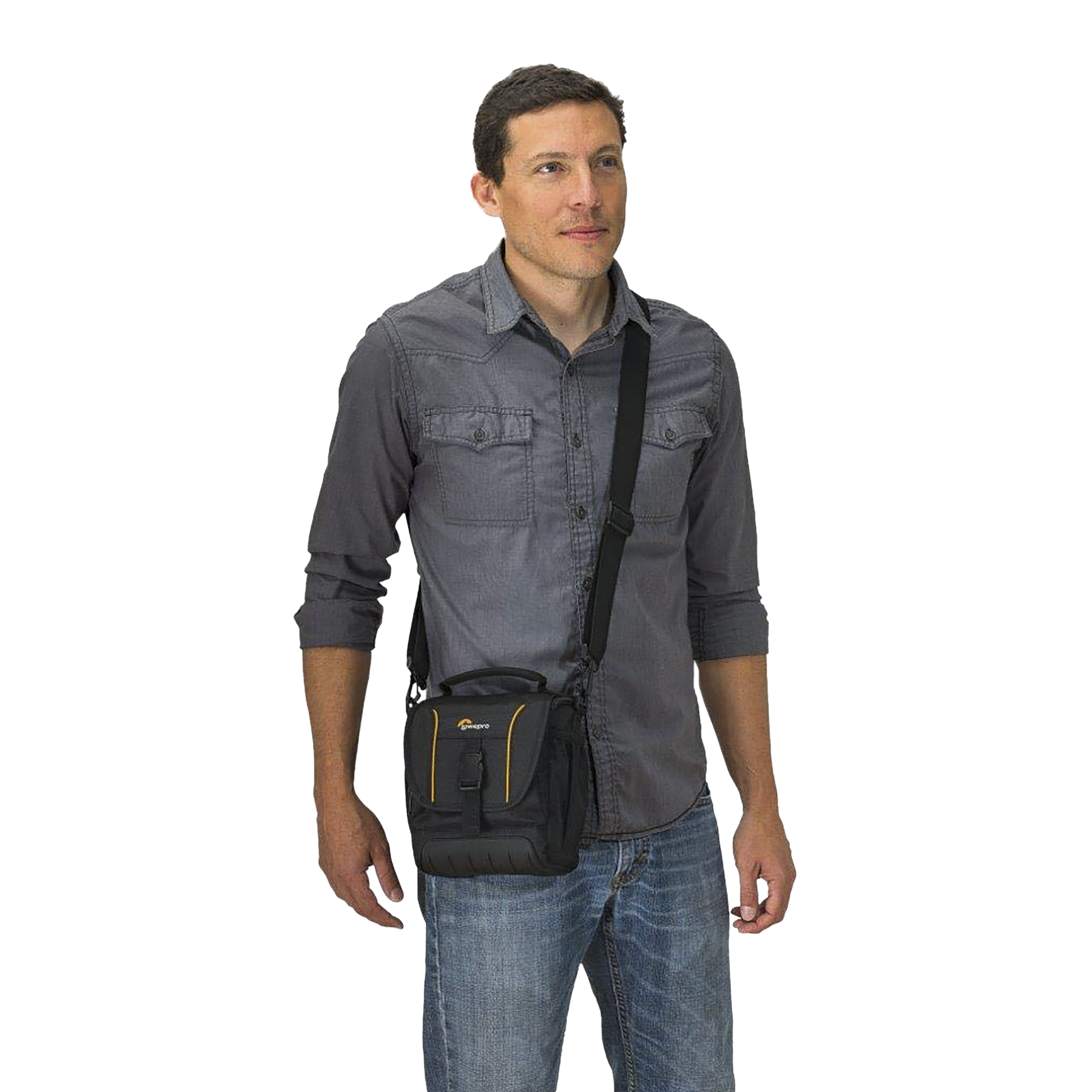 Lowepro Adventura SH 140 II Water Resistant Shoulder Camera Bag for DSLR/Point and Shoot Camera (Padded Shoulder Strap, Black)_7