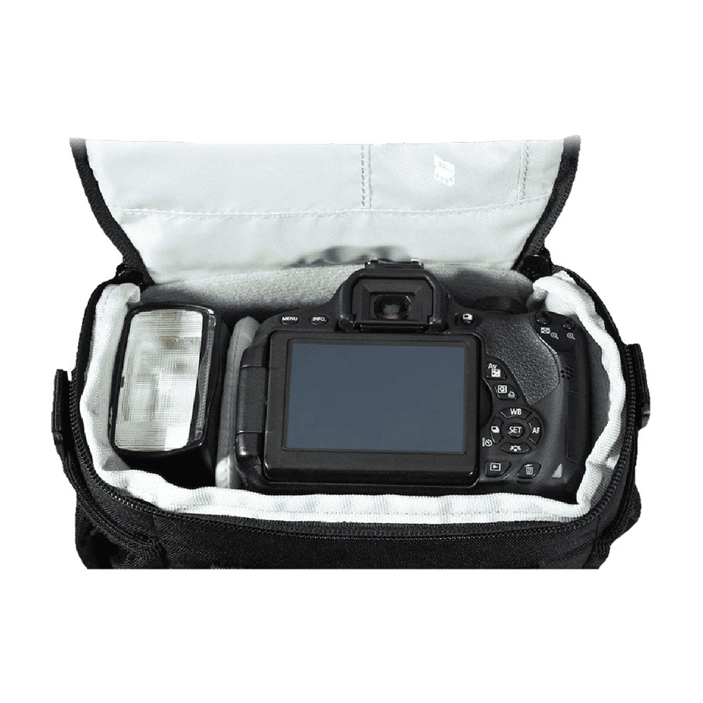 Lowepro Adventura SH 140 II Water Resistant Shoulder Camera Bag for DSLR/Point and Shoot Camera (Padded Shoulder Strap, Black)_3