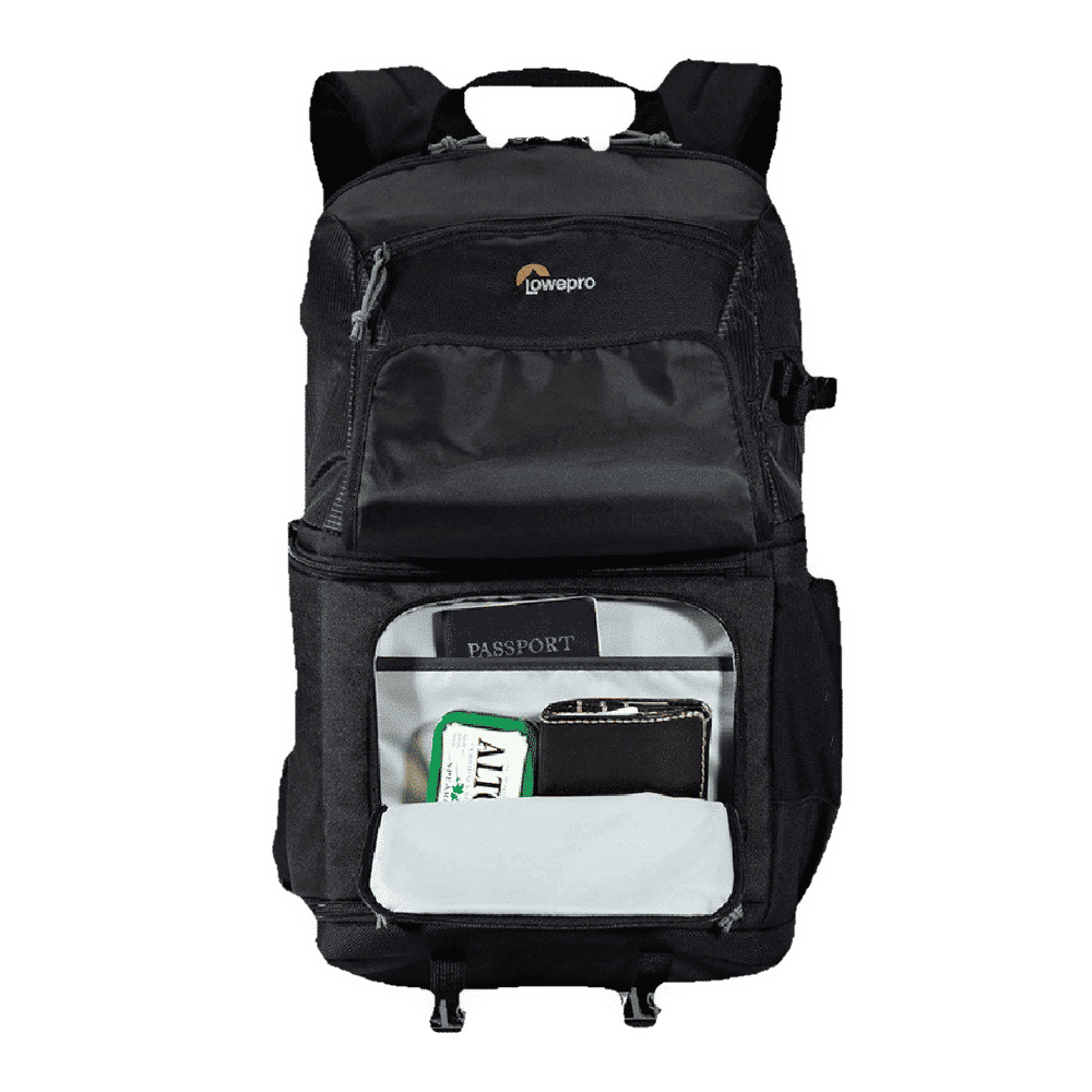 Lowepro Fastpack BP 250 AW II Water Resistant Backpack Camera Bag for DSLR/Point and Shoot Camera (Tripod Holder, Black)_6
