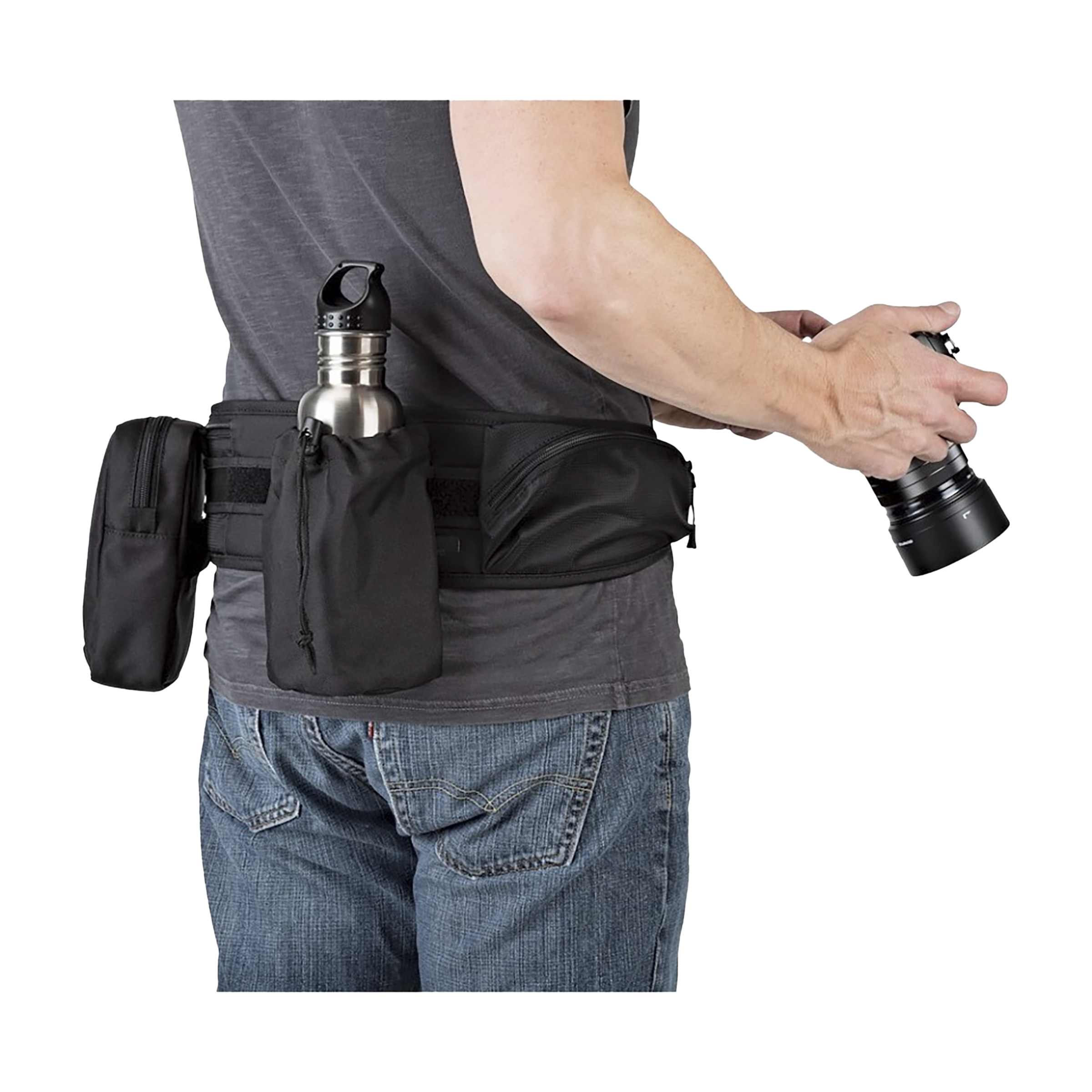 Lowepro Pro Runner BP 350 AW II Backpack Camera Bag for DSLR (Tripod Holder, Black)_12