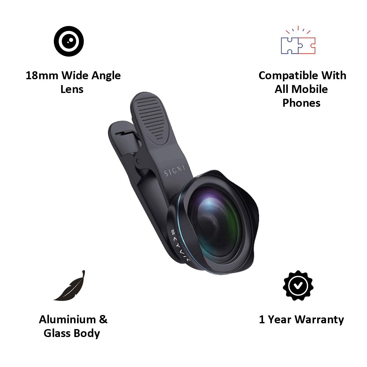 SKYVIK Signi One 18mm Wide Angle Lens (CL-WA16, Black)_5