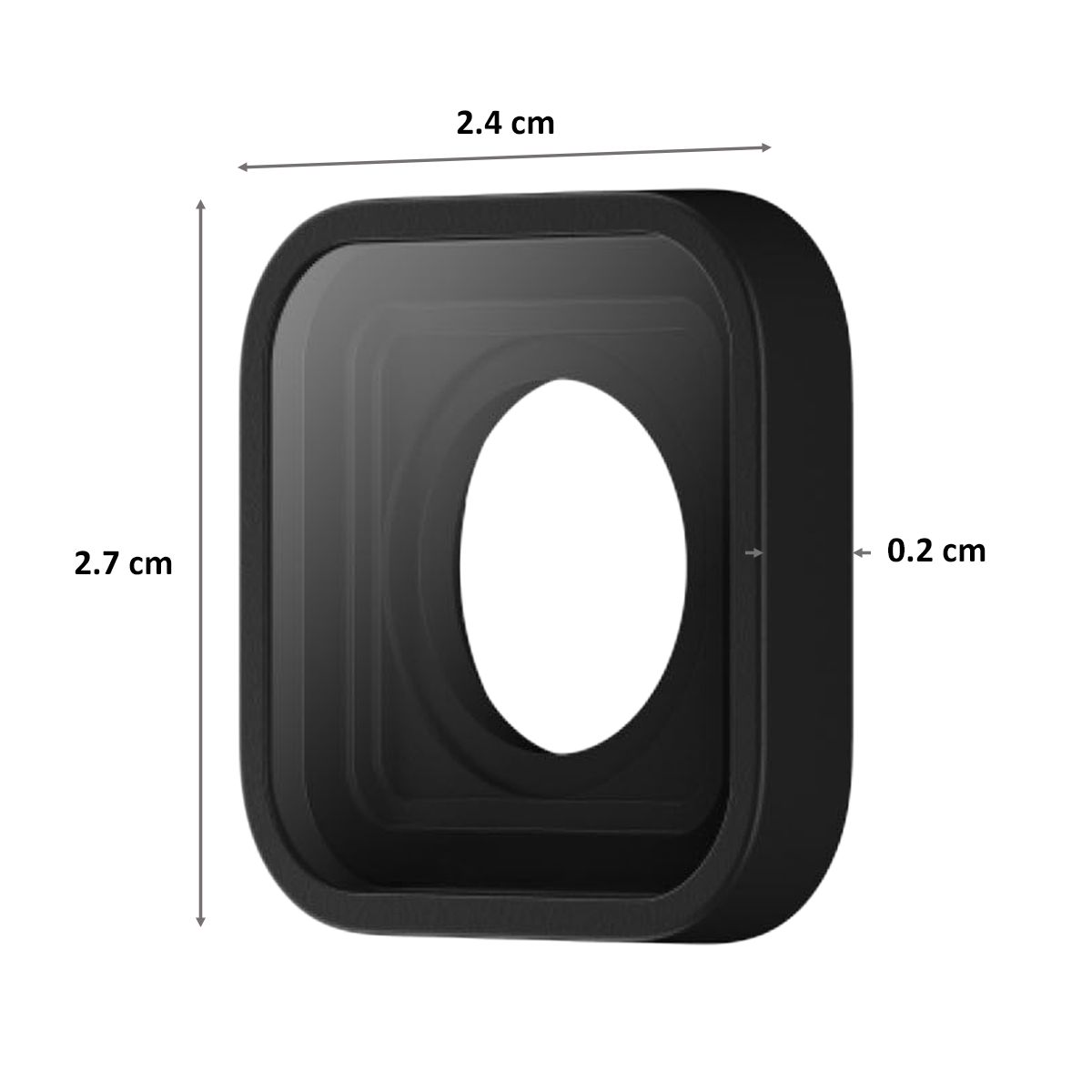 GoPro Camera Lens Replacement Cover For Hero9 Black (Easy to Remove and Replace, ADCOV-001, Black) GoPro Camera Lens Replacement Cover For Hero9 Black (Easy to Remove and Replace, ADCOV-001, Black)_2