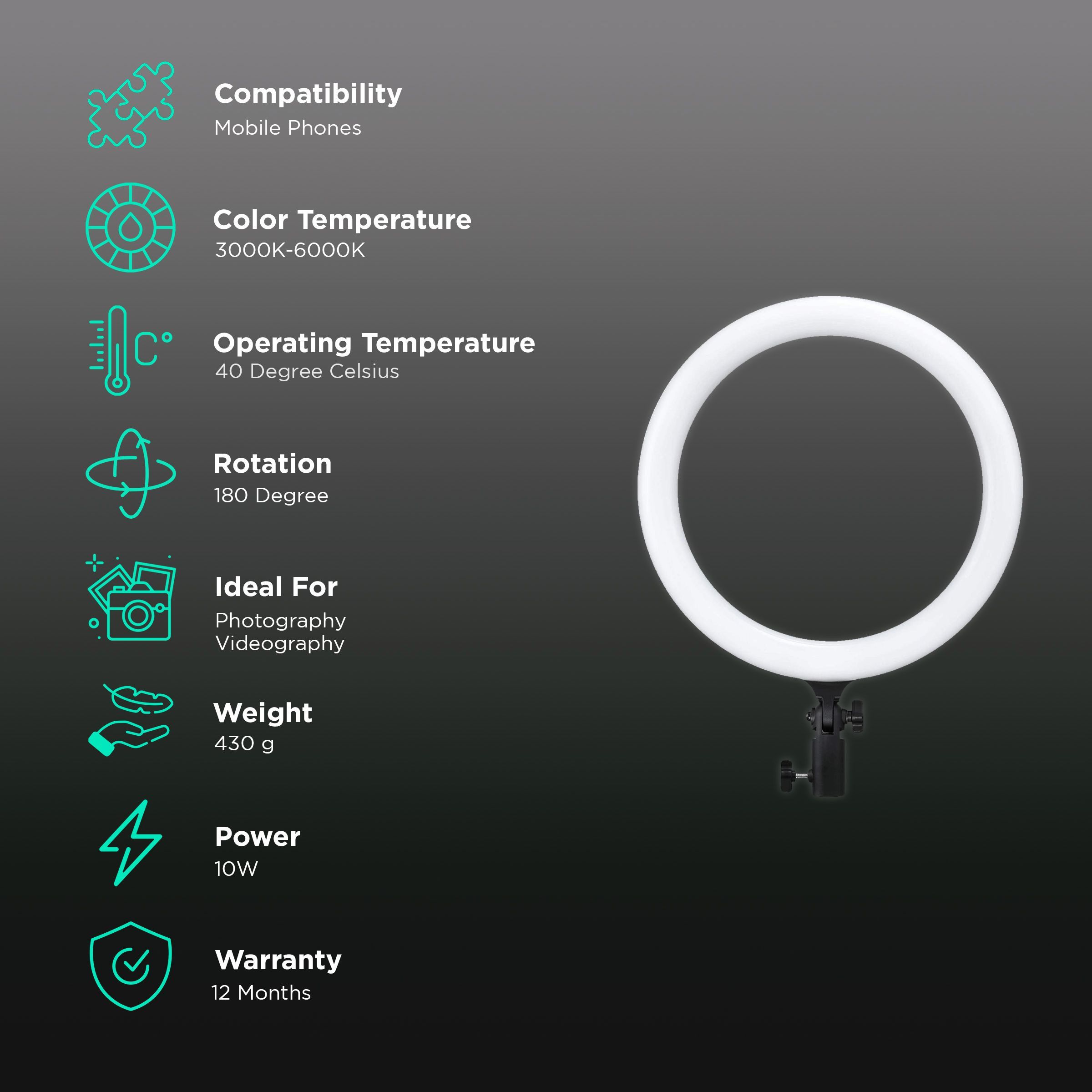 Godox LR120 Ring Light with Remote for Still Photography & Videography (High Color Accuracy) Godox LR120 Ring Light with Remote for Still Photography & Videography (High Color Accuracy)_3