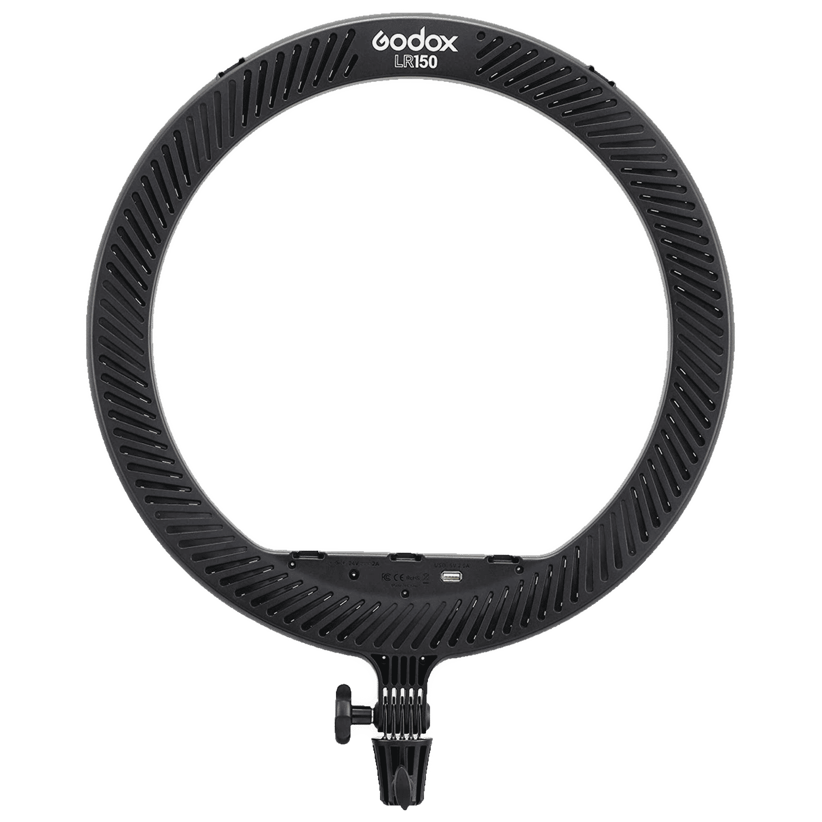 Godox LR150 Ring Light with Mobile Holder for Photography & Videography (Dimmable Lighting)_4