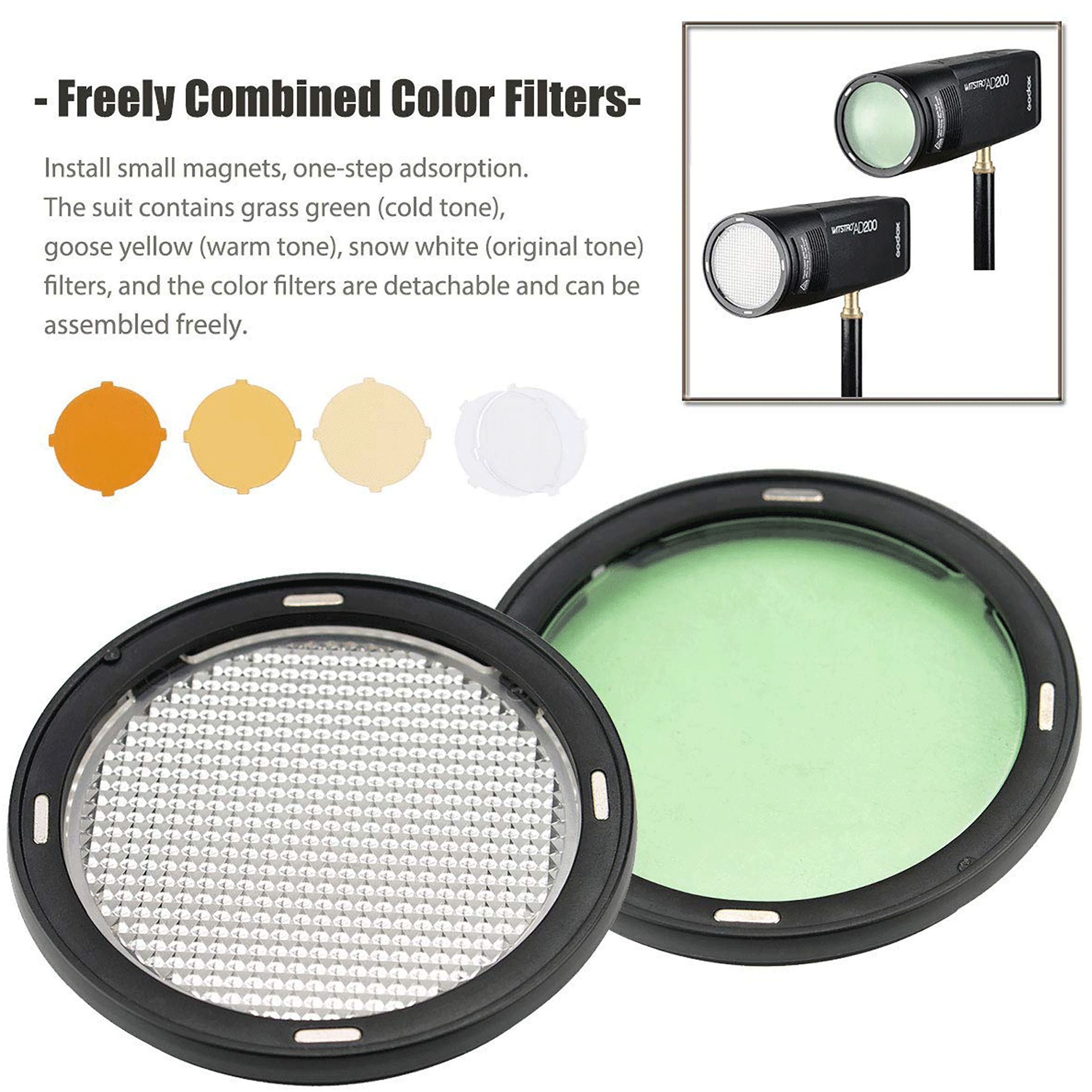 Godox AK-R1 Flash Accessory Kit (Magnetically Attached Modifiers) Godox AK-R1 Flash Accessory Kit (Magnetically Attached Modifiers)_6