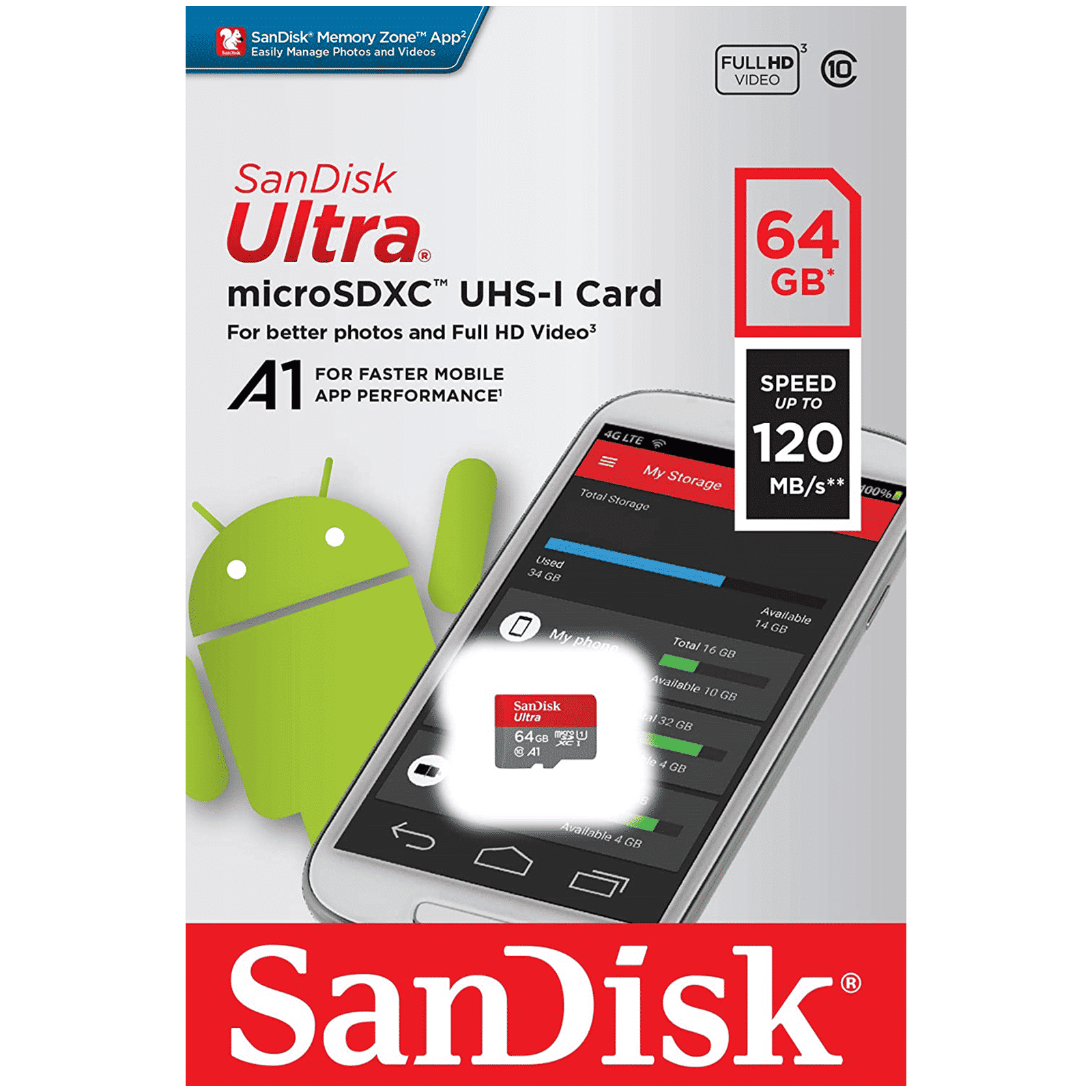 SanDisk Extreme MicroSDXC 64GB Class 3 160MB/s Memory Card_5