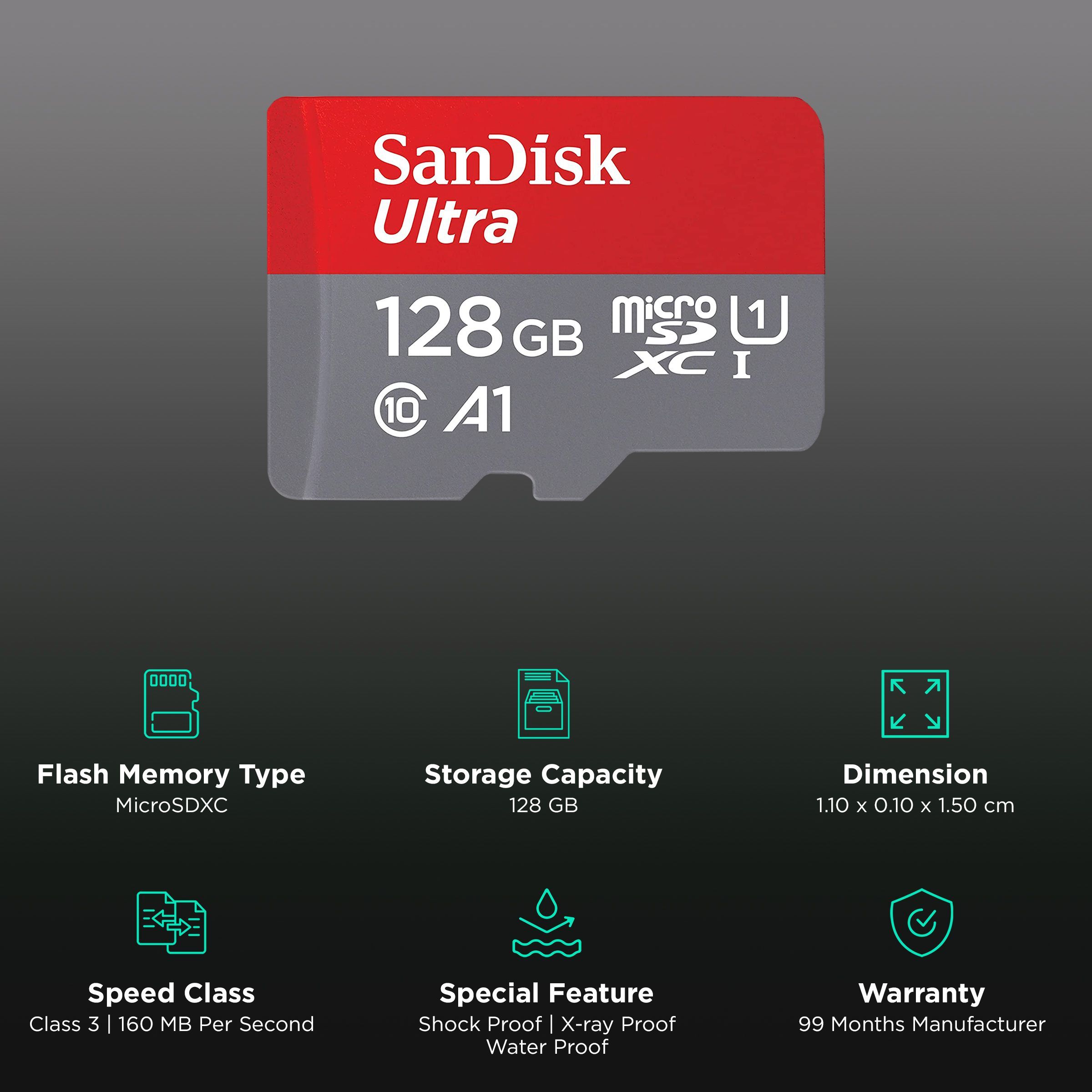 SanDisk Extreme MicroSDXC 128GB Class 3 160MB/s Memory Card_3