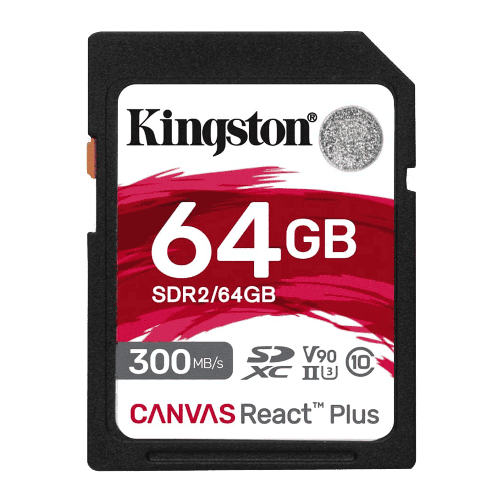Kingston Canvas React Plus SDXC 64GB Class 10, Class 3, Class 90 300MB/s Memory Card Kingston Canvas React Plus SDXC 64GB Class 10, Class 3, Class 90 300MB/s Memory Card_1