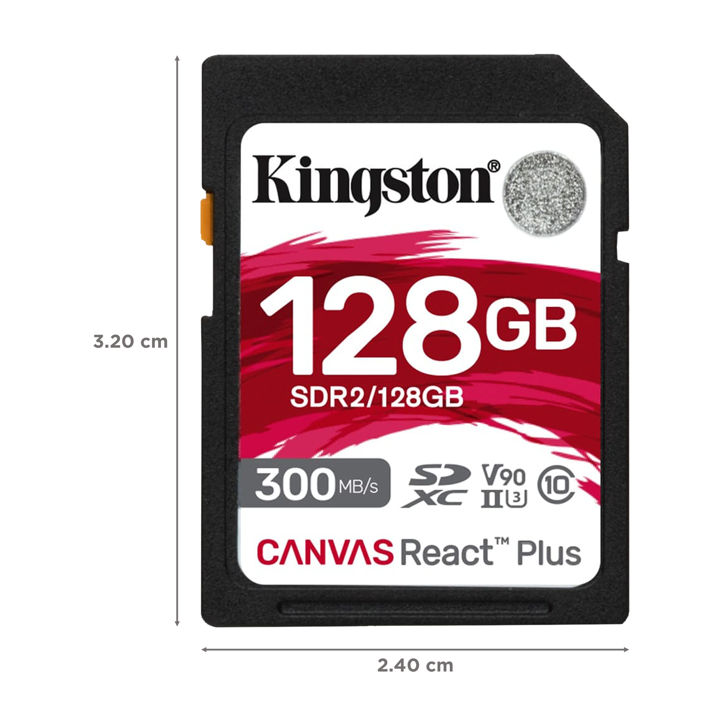 Kingston Canvas React Plus SDXC 128GB Class 10 300MB/s Memory Card_2