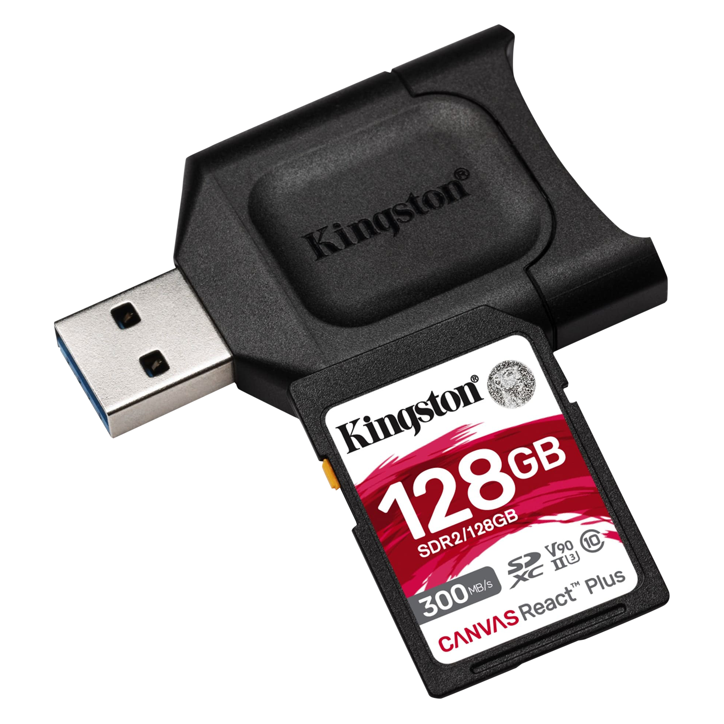 Kingston Canvas React Plus SDXC 128GB Class 10 300MB/s Memory Card_6