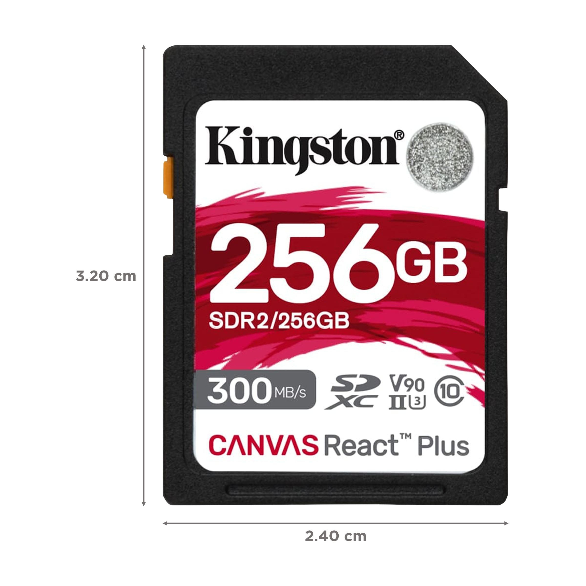 Kingston Canvas React Plus SDXC 256GB Class 10, Class 3, Class 90 300MB/s Memory Card_2
