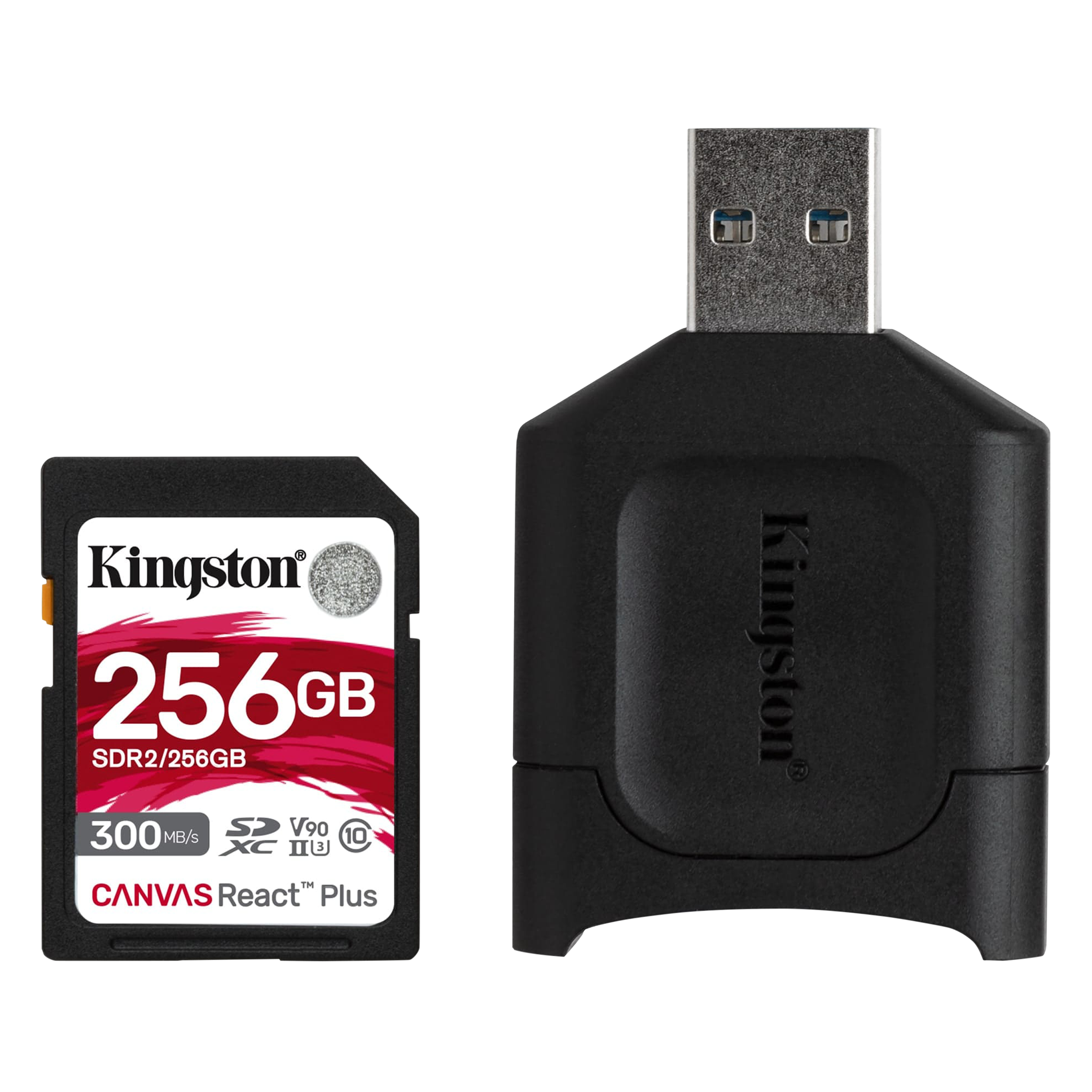 Kingston Canvas React Plus SDXC 256GB Class 10, Class 3, Class 90 300MB/s Memory Card_4
