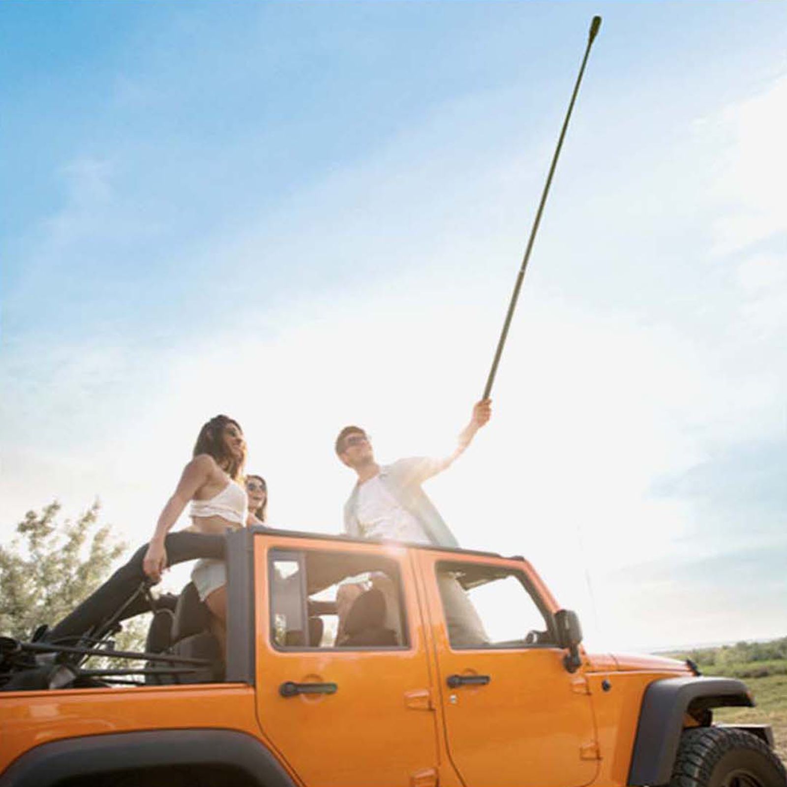 Insta360 ONE R Invisible 69.85cm Adjustable Selfie Stick for Camera (Auto Removed in 360 Shots, Black)_2