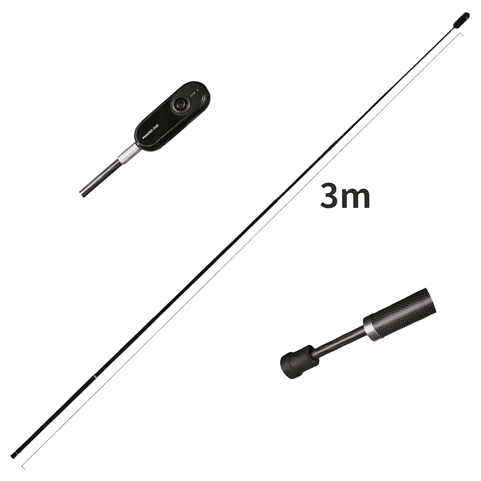 Insta360 ONE R Invisible 69.85cm Adjustable Selfie Stick for Camera (Auto Removed in 360 Shots, Black)_4