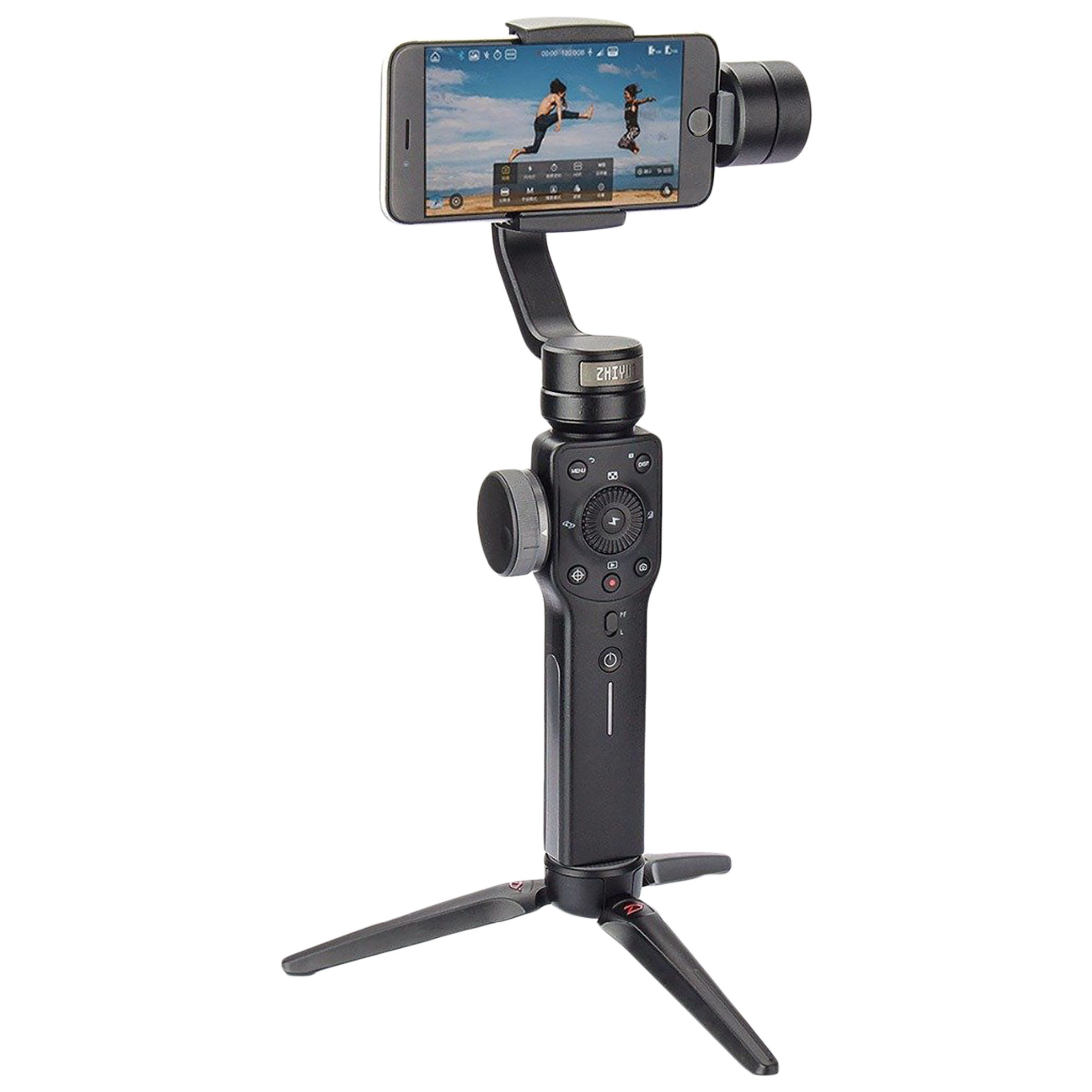 Zhiyun Smooth 4 3-Axis Gimbal for Mobile (240 Degree Tilt Rotate, Black) Zhiyun Smooth 4 3-Axis Gimbal for Mobile (240 Degree Tilt Rotate, Black)_1