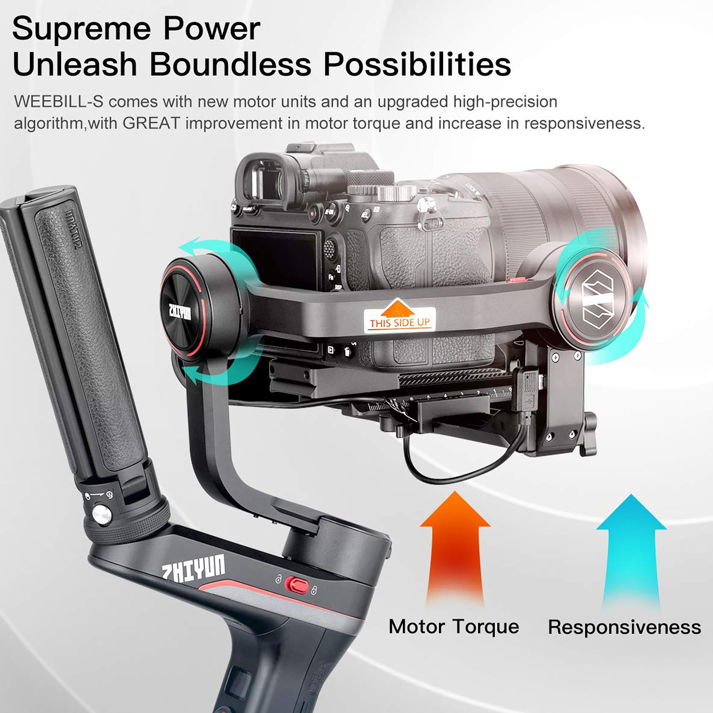 Zhiyun Weebill S 3-Axis Gimbal for Camera (314 Degree Controlled Rotation, Black)_9