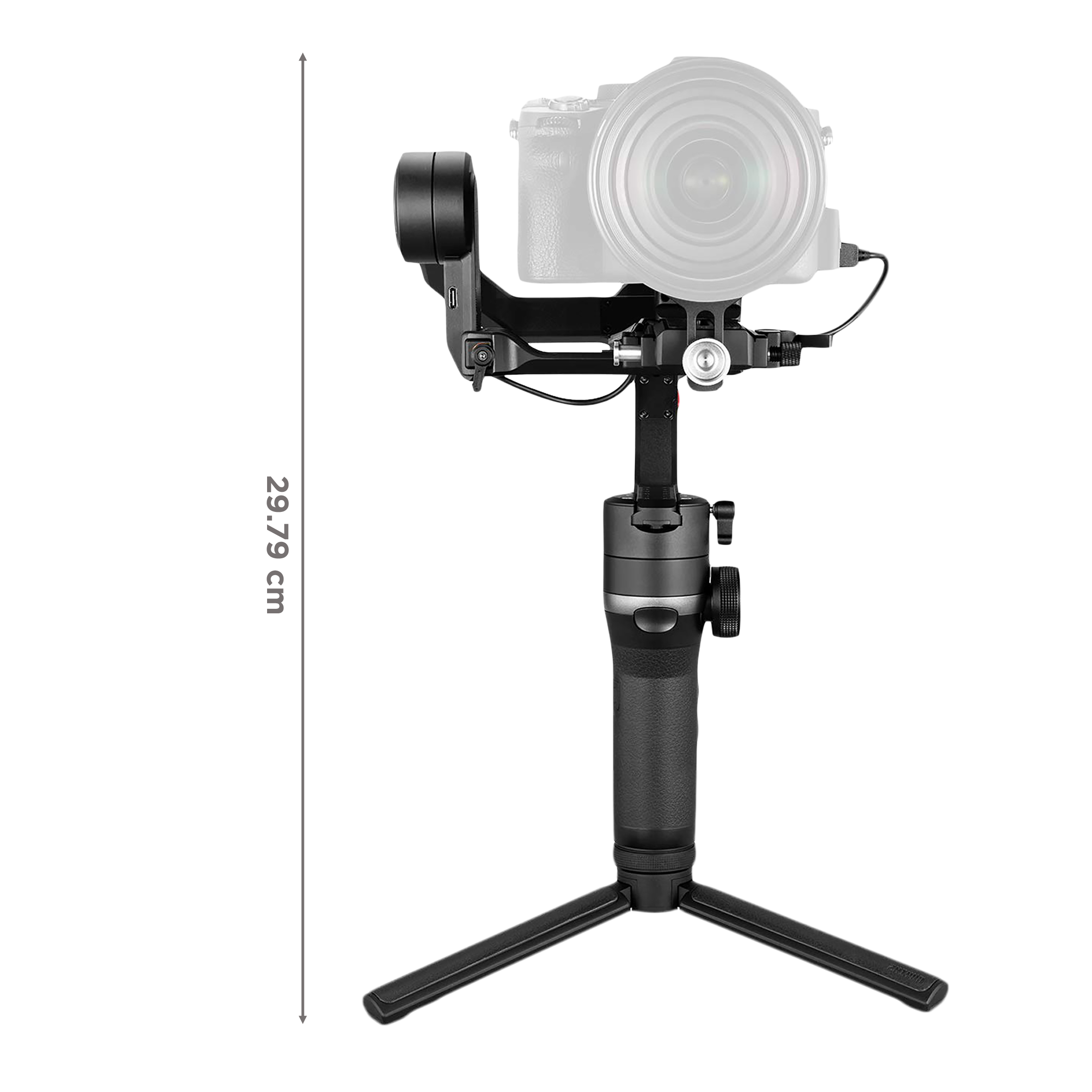 Zhiyun Weebill S 3-Axis Gimbal for Camera (314 Degree Controlled Rotation, Black)_3