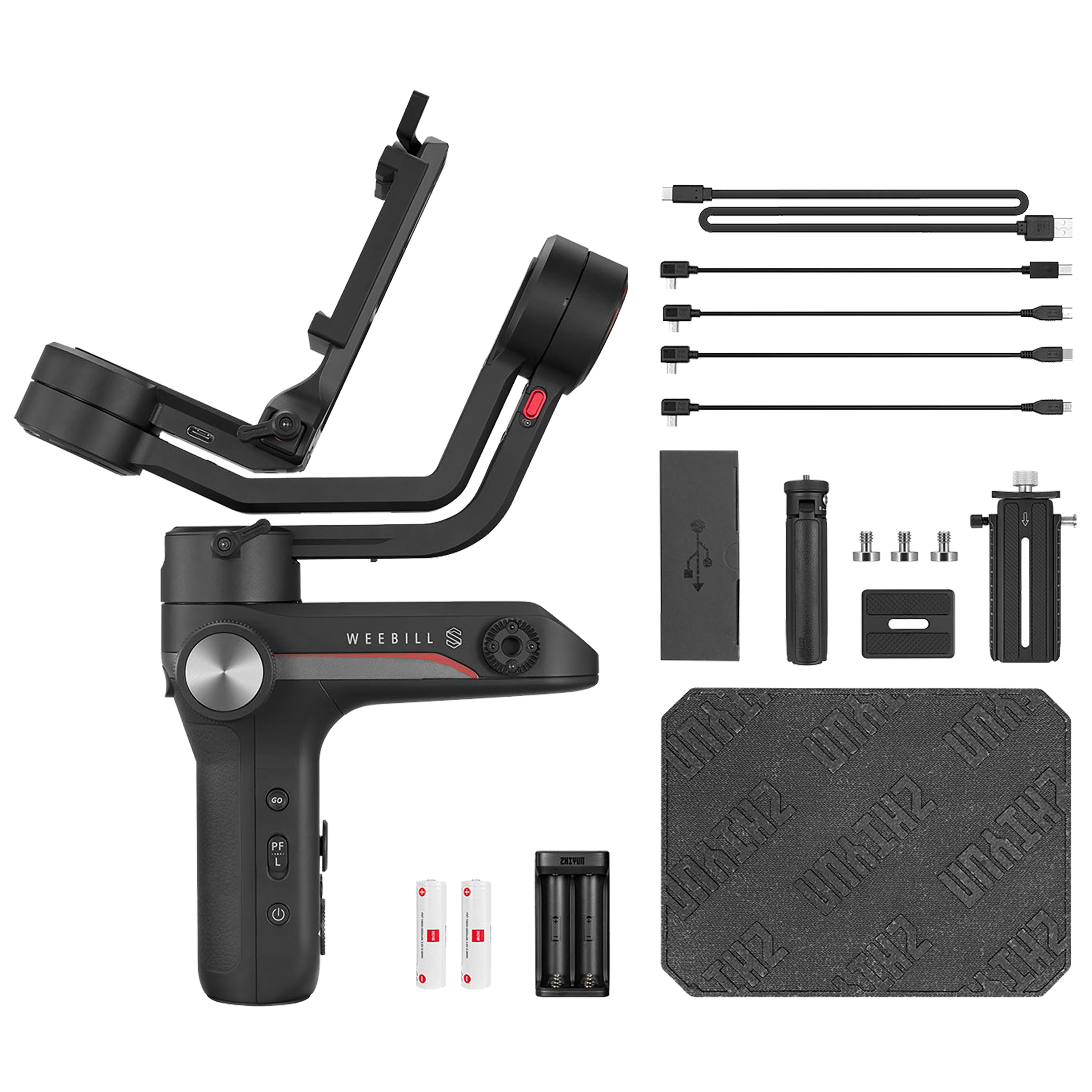 Zhiyun Weebill S 3-Axis Gimbal for Camera (314 Degree Controlled Rotation, Black)_5