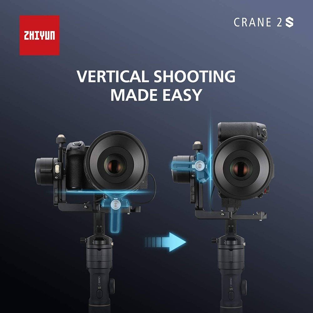 Zhiyun Crane 2S 3-Axis Gimble for Camera (Digital Focus Control, Black) Zhiyun Crane 2S 3-Axis Gimble for Camera (Digital Focus Control, Black)_14