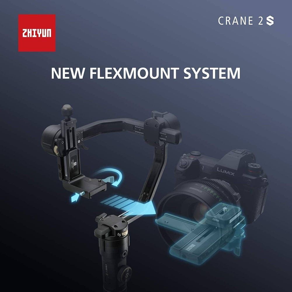 Zhiyun Crane 2S 3-Axis Gimble for Camera (Digital Focus Control, Black) Zhiyun Crane 2S 3-Axis Gimble for Camera (Digital Focus Control, Black)_16