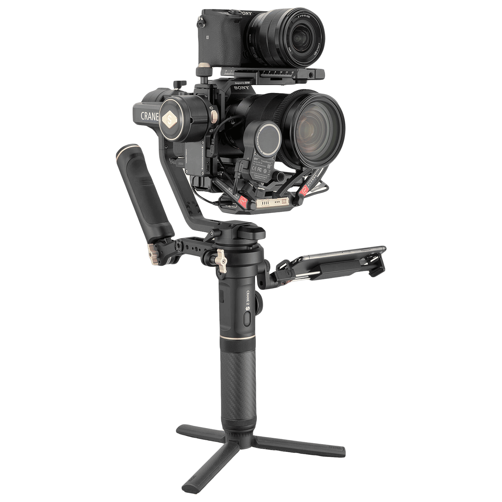 Zhiyun Crane 2S Pro 3-Axis Gimble for Camera (360 Degree Pan Motion, Black) Zhiyun Crane 2S Pro 3-Axis Gimble for Camera (360 Degree Pan Motion, Black)_1