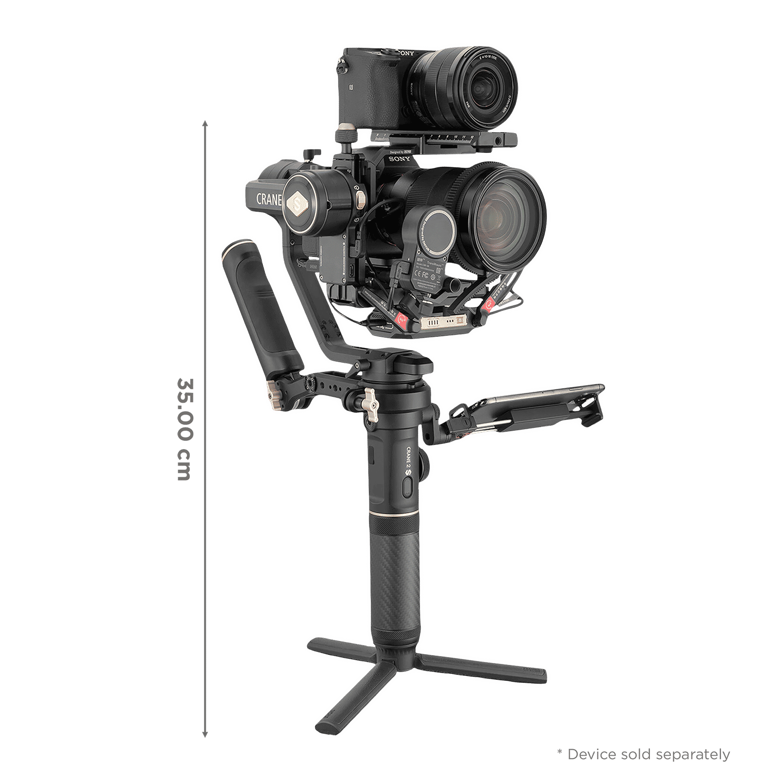 Zhiyun Crane 2S Pro 3-Axis Gimble for Camera (360 Degree Pan Motion, Black) Zhiyun Crane 2S Pro 3-Axis Gimble for Camera (360 Degree Pan Motion, Black)_3