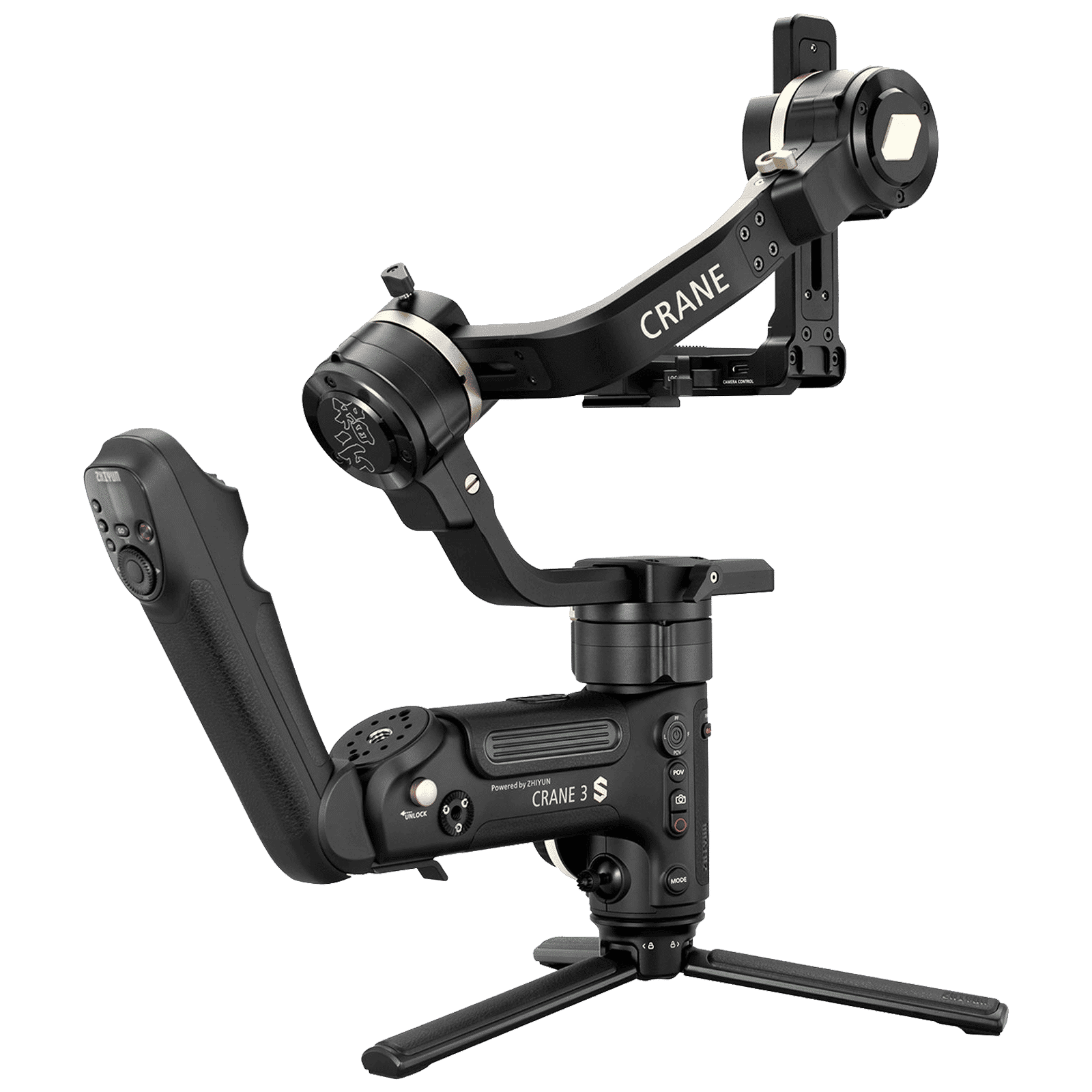 Zhiyun Crane 3S 3-Axis Gimble for Camera (ViaTouch 2.0 Control System, Black) Zhiyun Crane 3S 3-Axis Gimble for Camera (ViaTouch 2.0 Control System, Black)_4