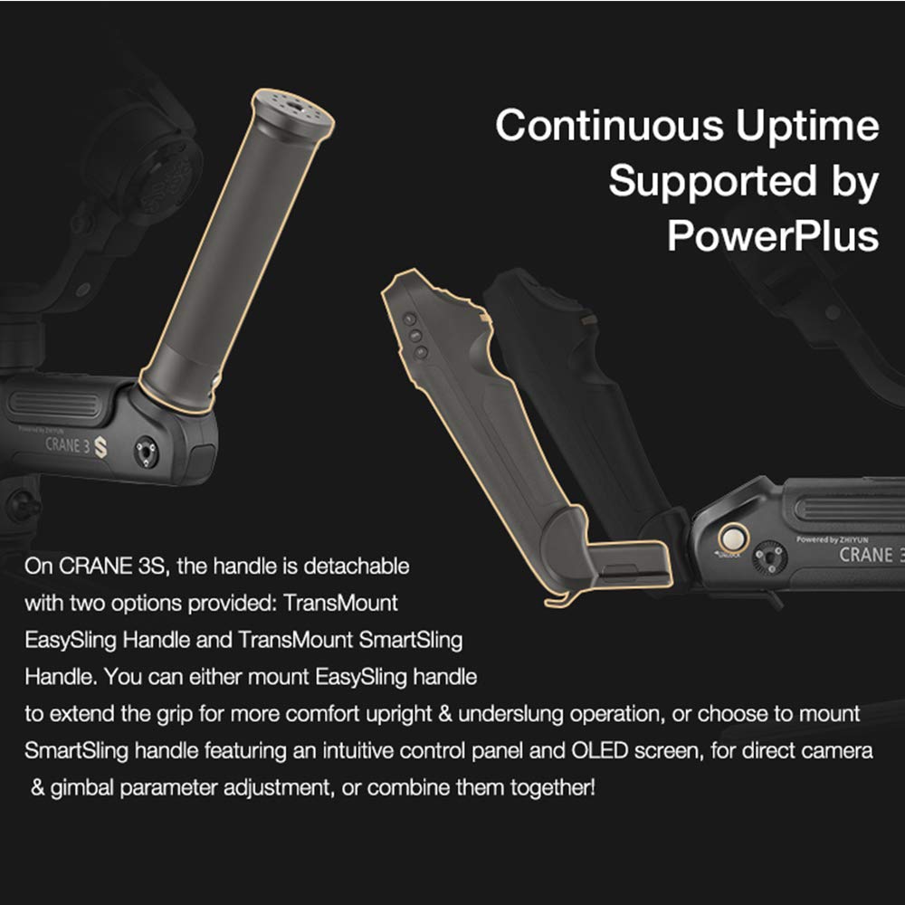 Zhiyun Crane 3S 3-Axis Gimble for Camera (ViaTouch 2.0 Control System, Black) Zhiyun Crane 3S 3-Axis Gimble for Camera (ViaTouch 2.0 Control System, Black)_6