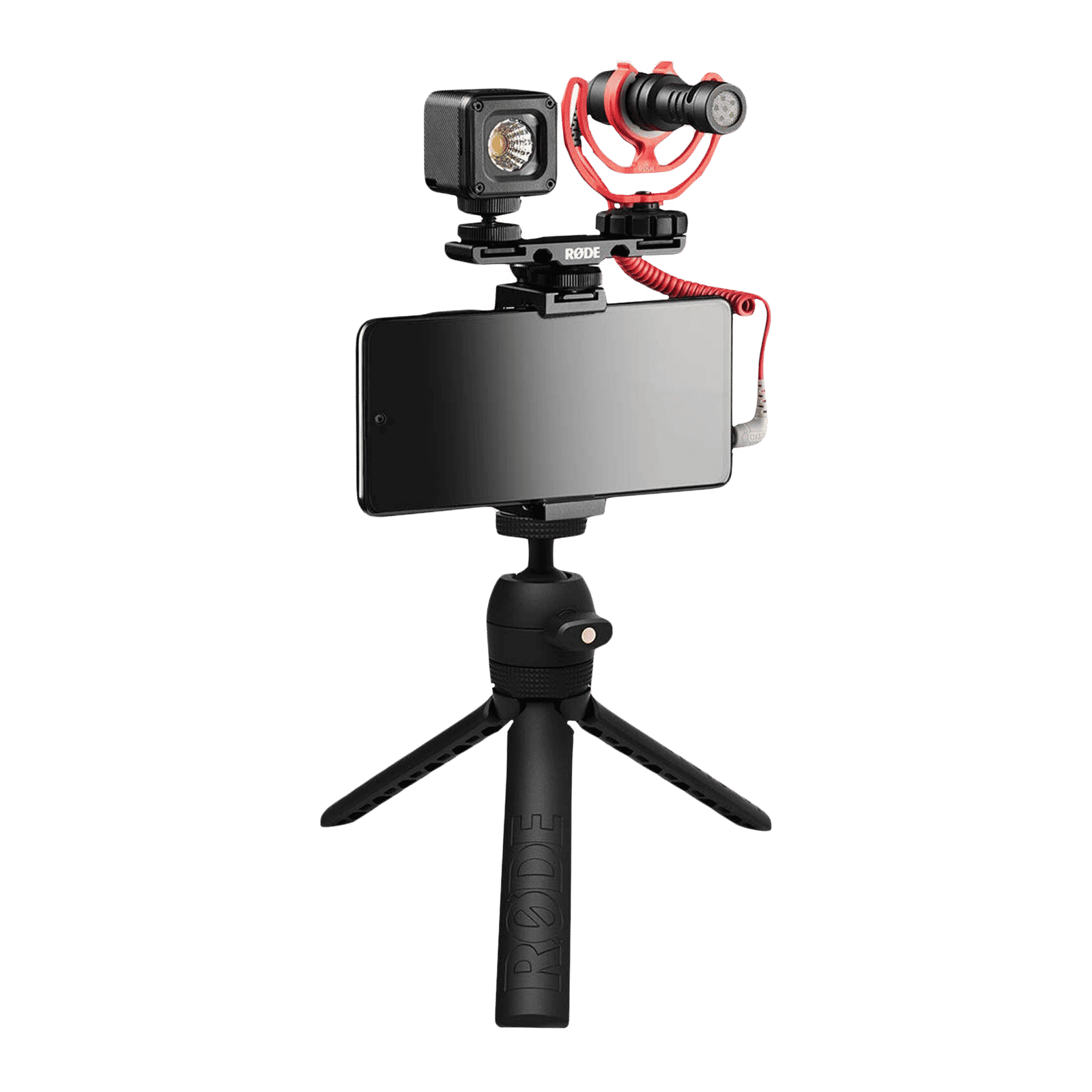RODE VLOGVMICRO Vlogger Kit for Mobile with Mic (Directional Sound Pickup, Black) RODE VLOGVMICRO Vlogger Kit for Mobile with Mic (Directional Sound Pickup, Black)_1