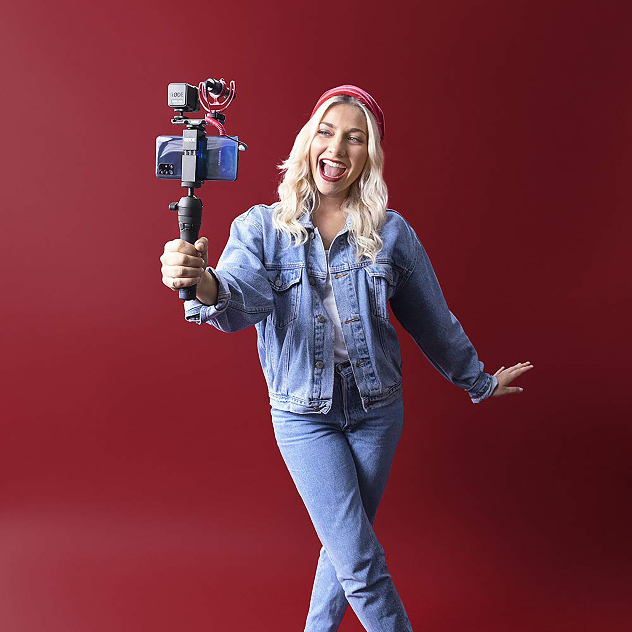 RODE VLOGVMICRO Vlogger Kit for Mobile with Mic (Directional Sound Pickup, Black) RODE VLOGVMICRO Vlogger Kit for Mobile with Mic (Directional Sound Pickup, Black)_6