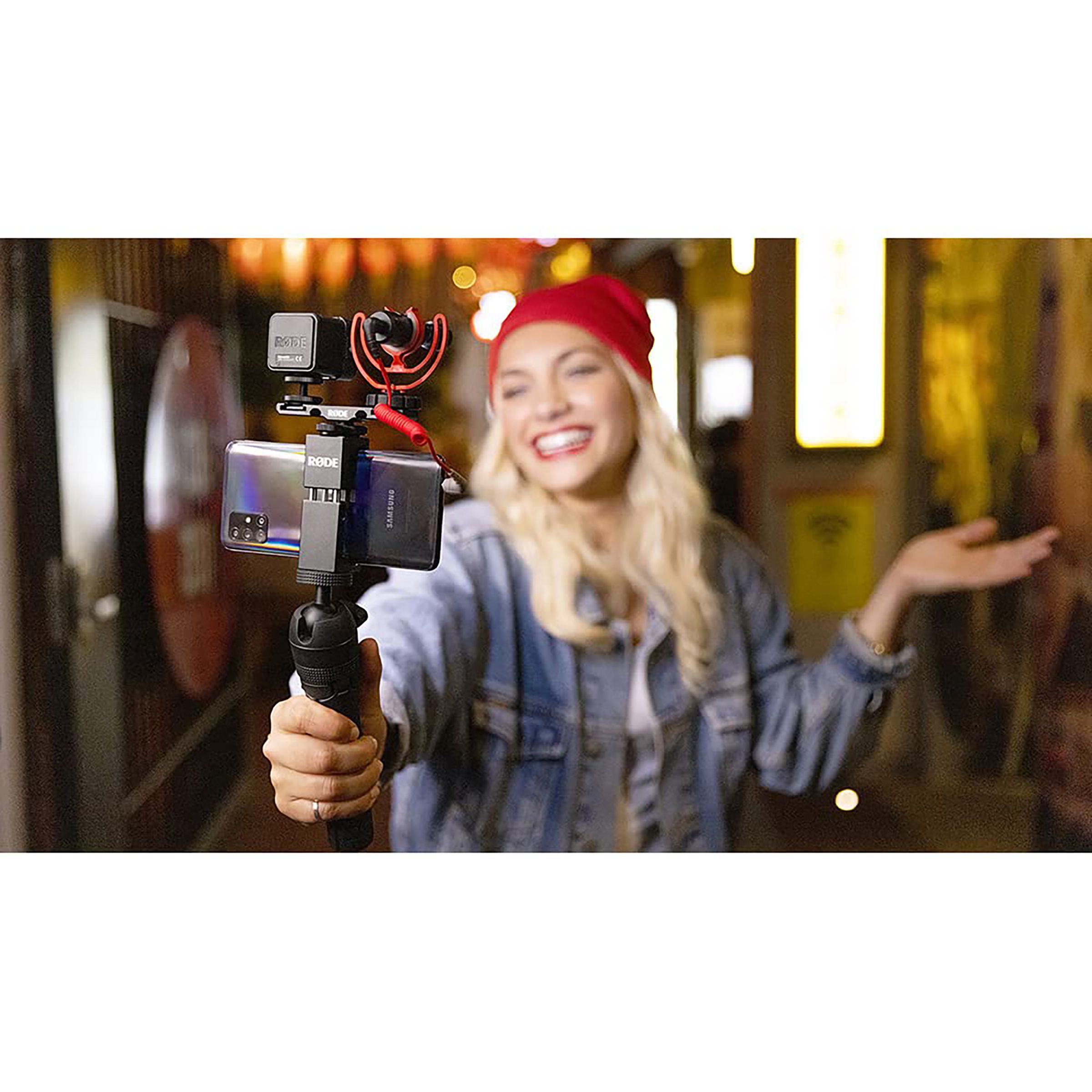 RODE VLOGVMICRO Vlogger Kit for Mobile with Mic (Directional Sound Pickup, Black) RODE VLOGVMICRO Vlogger Kit for Mobile with Mic (Directional Sound Pickup, Black)_7