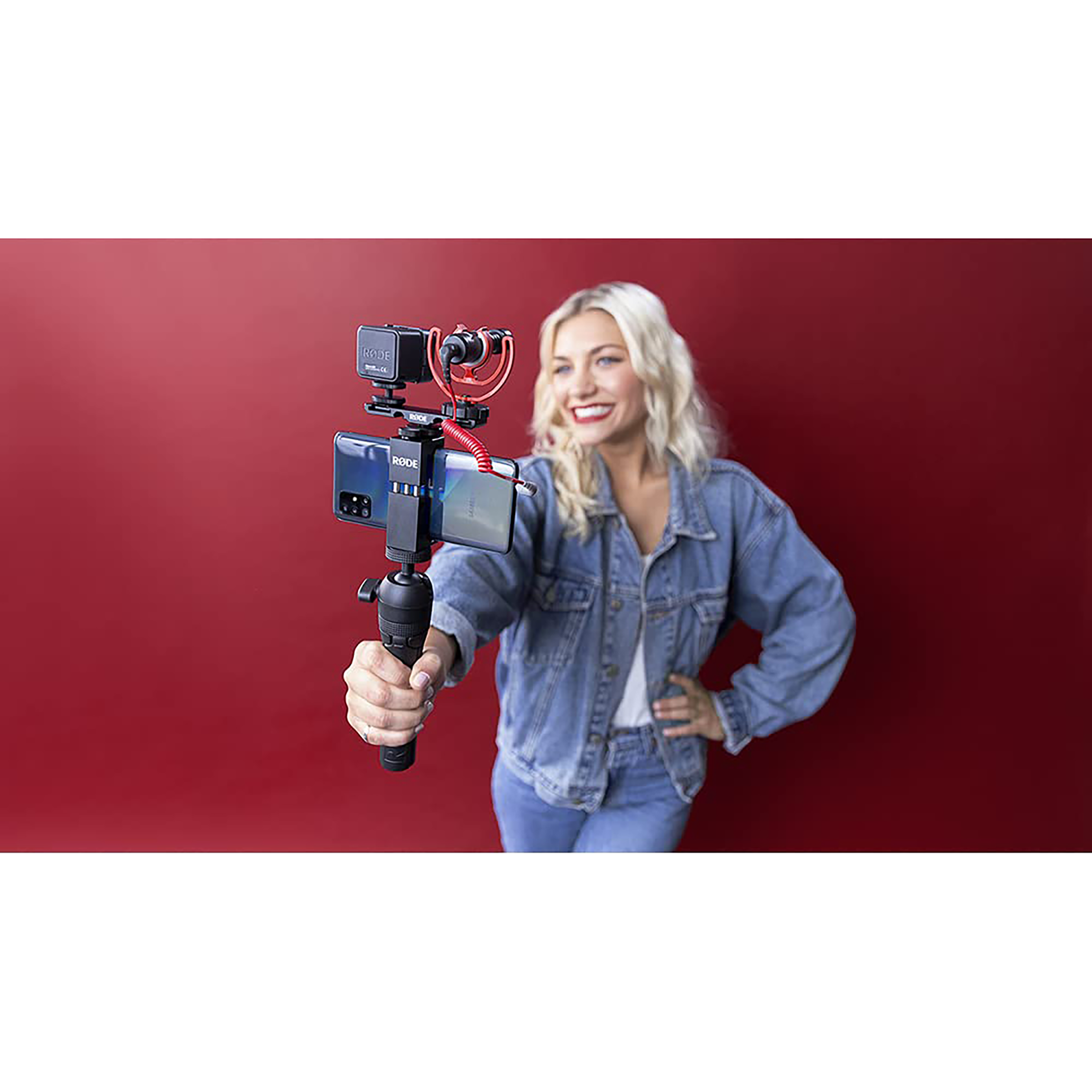 RODE VLOGVMICRO Vlogger Kit for Mobile with Mic (Directional Sound Pickup, Black) RODE VLOGVMICRO Vlogger Kit for Mobile with Mic (Directional Sound Pickup, Black)_8