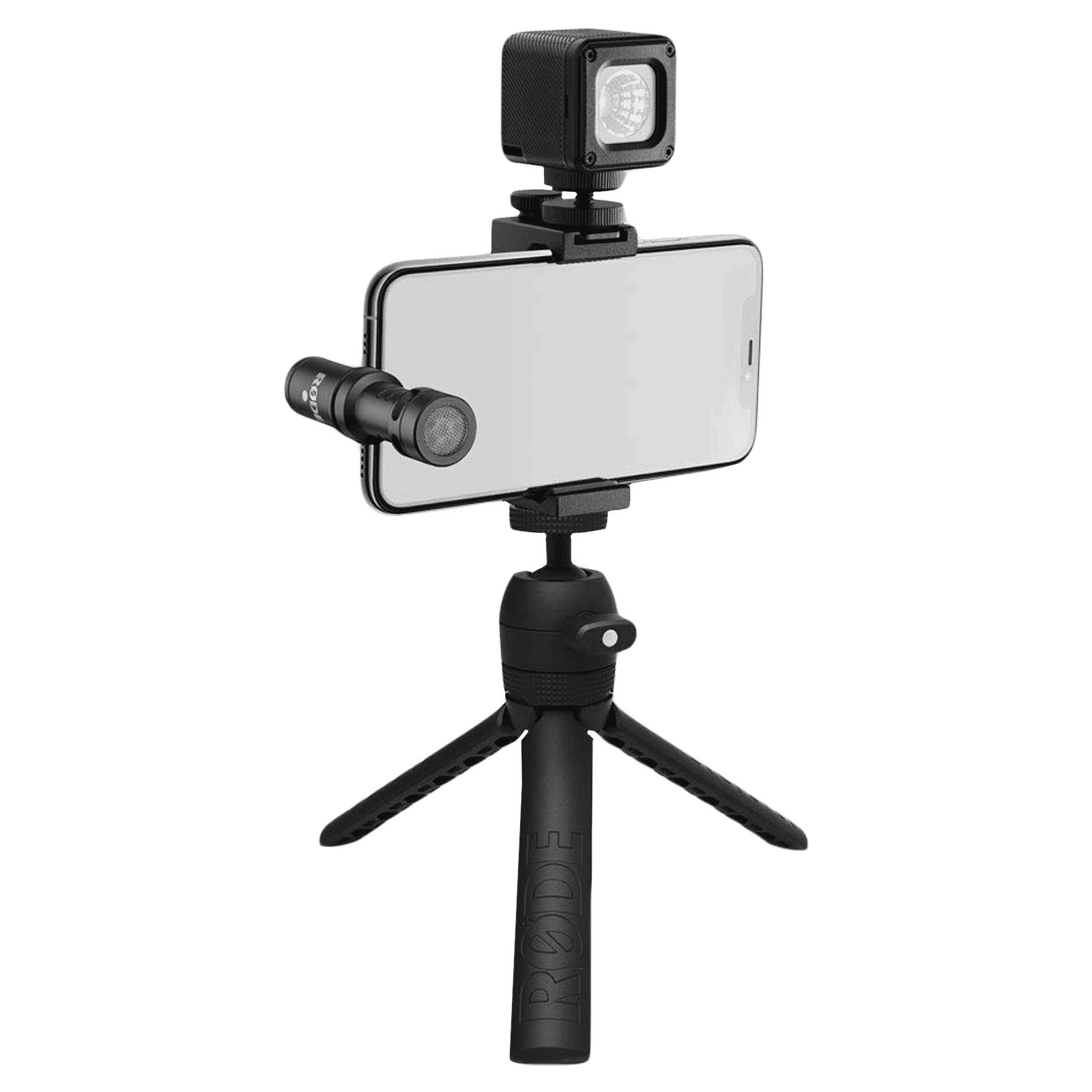 RODE VLOGVMMC Vlogger Kit for Mobile with Mic (Directional Sound Pickup, Black)_1