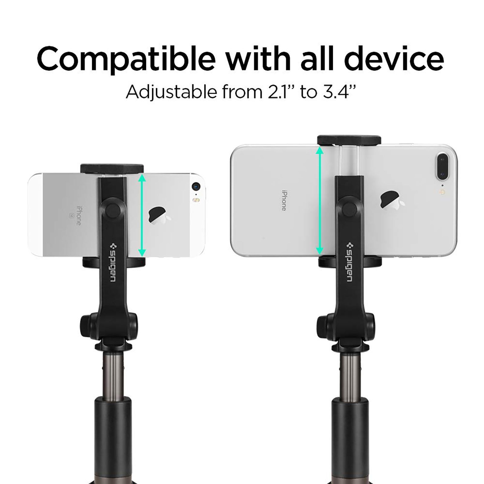 spigen S540W Selfie Stick with Tripod (Bluetooth Wireless Technology, 000SS24111, Black)_17