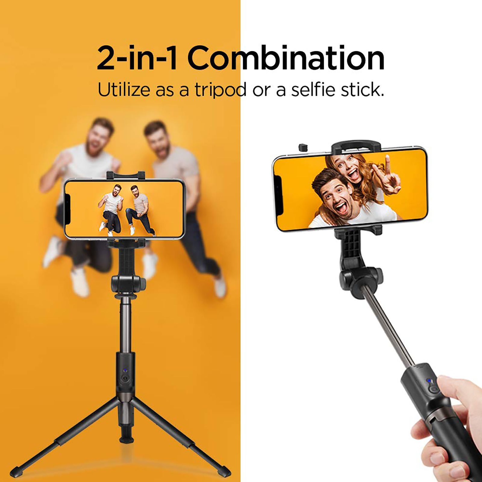 spigen S540W Selfie Stick with Tripod (Bluetooth Wireless Technology, 000SS24111, Black)_21